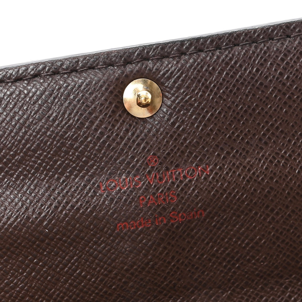 Louis Vuitton Damier Ebene Sarah Wallet