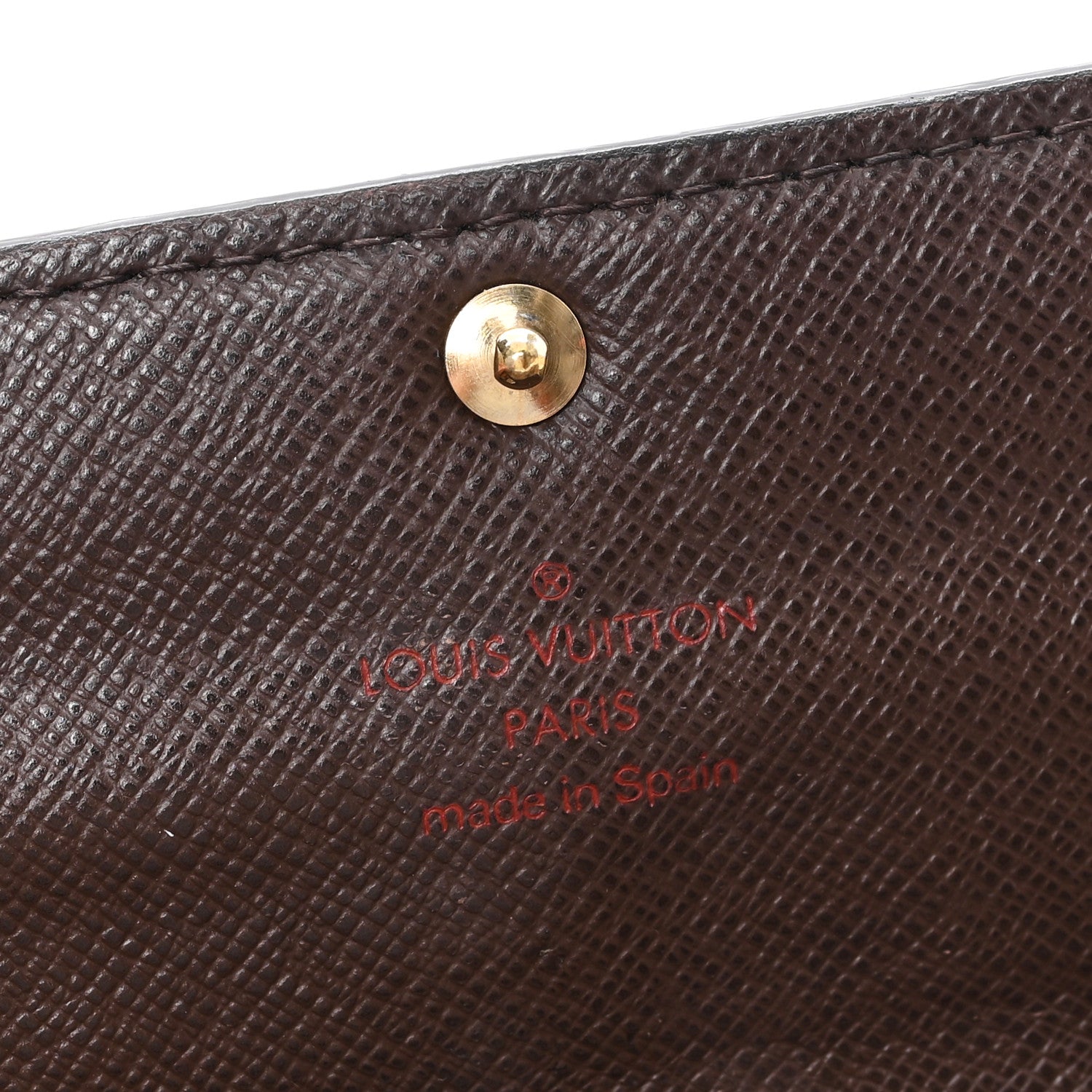 Louis Vuitton Damier Ebene Sarah Wallet