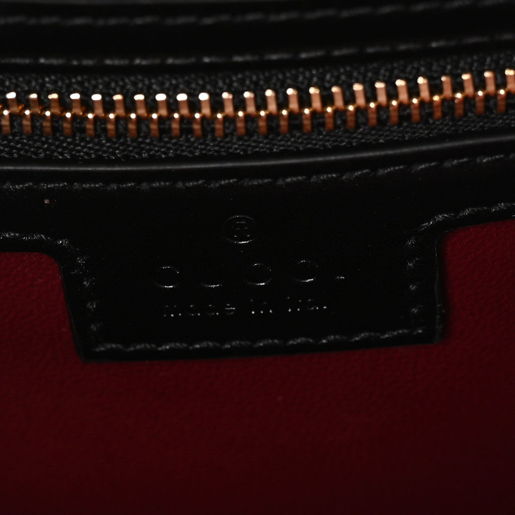 Gucci Calfskin Small Jackie Shoulder Bag Black