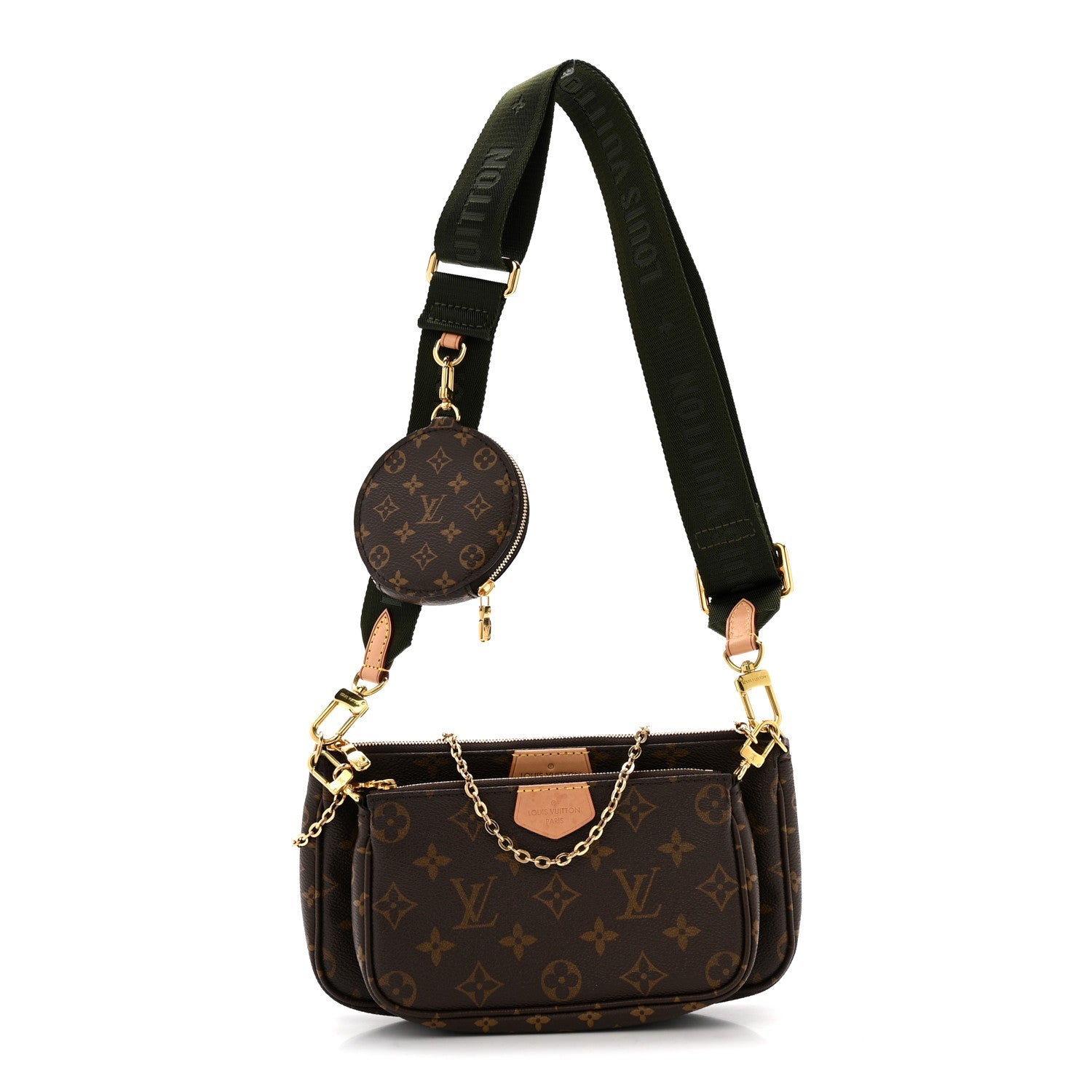 Louis Vuitton Monogram Multi Pochette Accessories Kaki