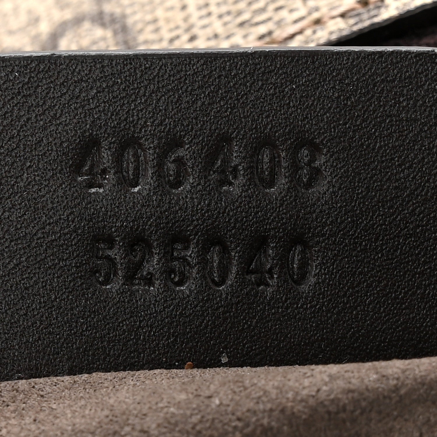 Gucci GG Supreme Monogram Medium Flat Messenger Bag Beige Brown