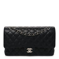 Chanel Caviar Quilted Medium Double Flap Black