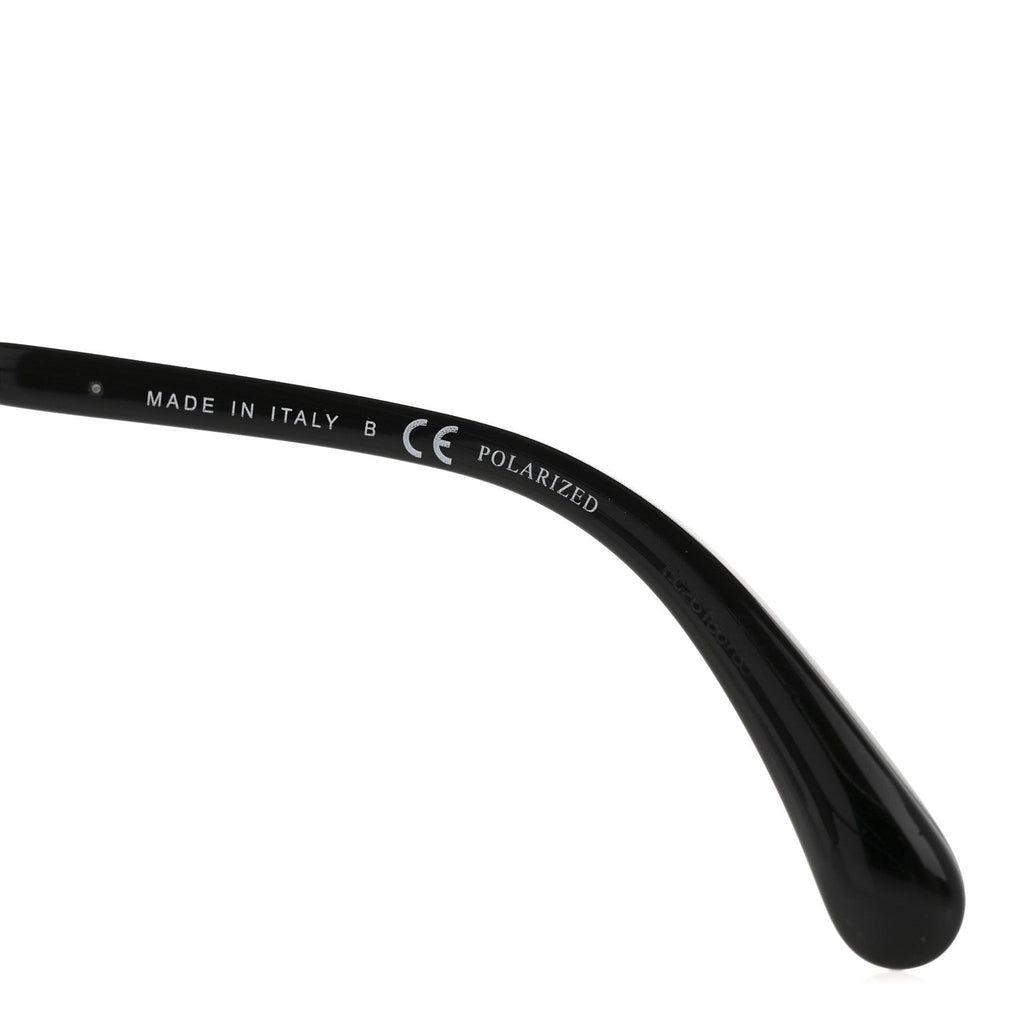 Acetate Metal Polarized Pantos Sunglasses 5440-A Black