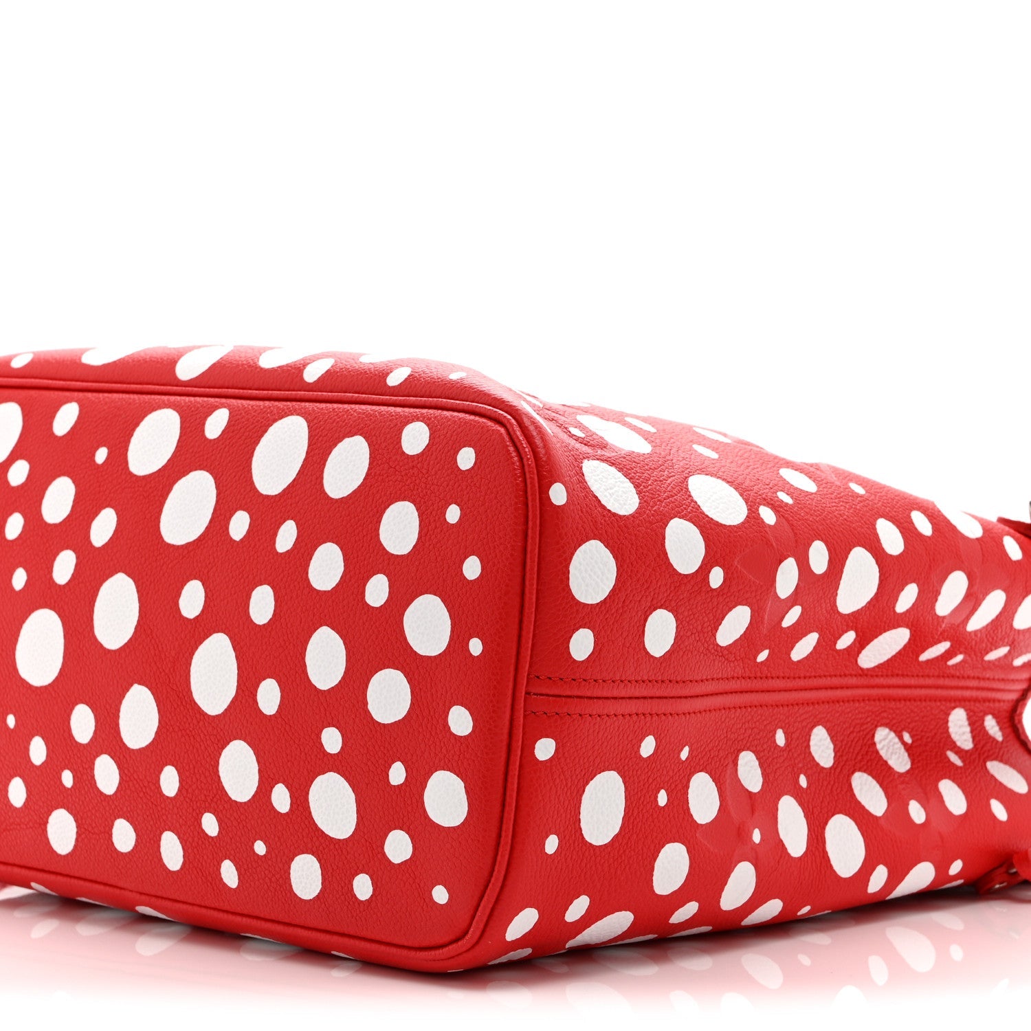 Louis Vuitton LV X YK Empreinte Infinity Dots Neverfull MM Rouge White
