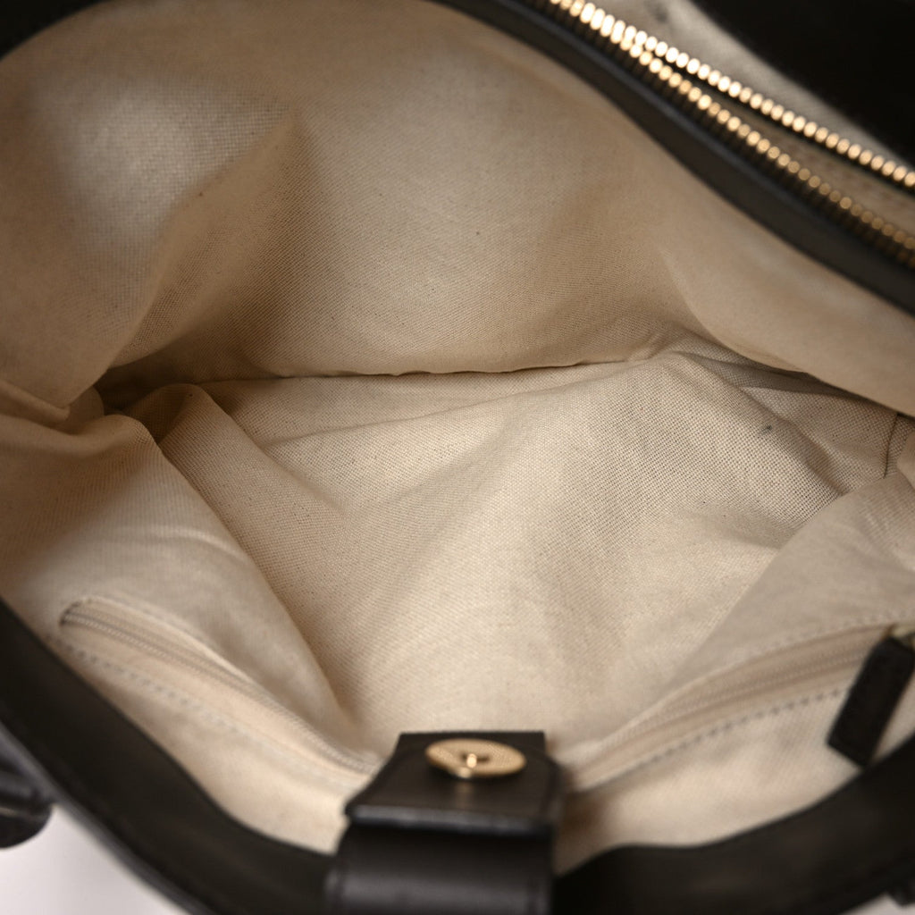 Gucci Monogram Medium Sukey Tote Dark Brown