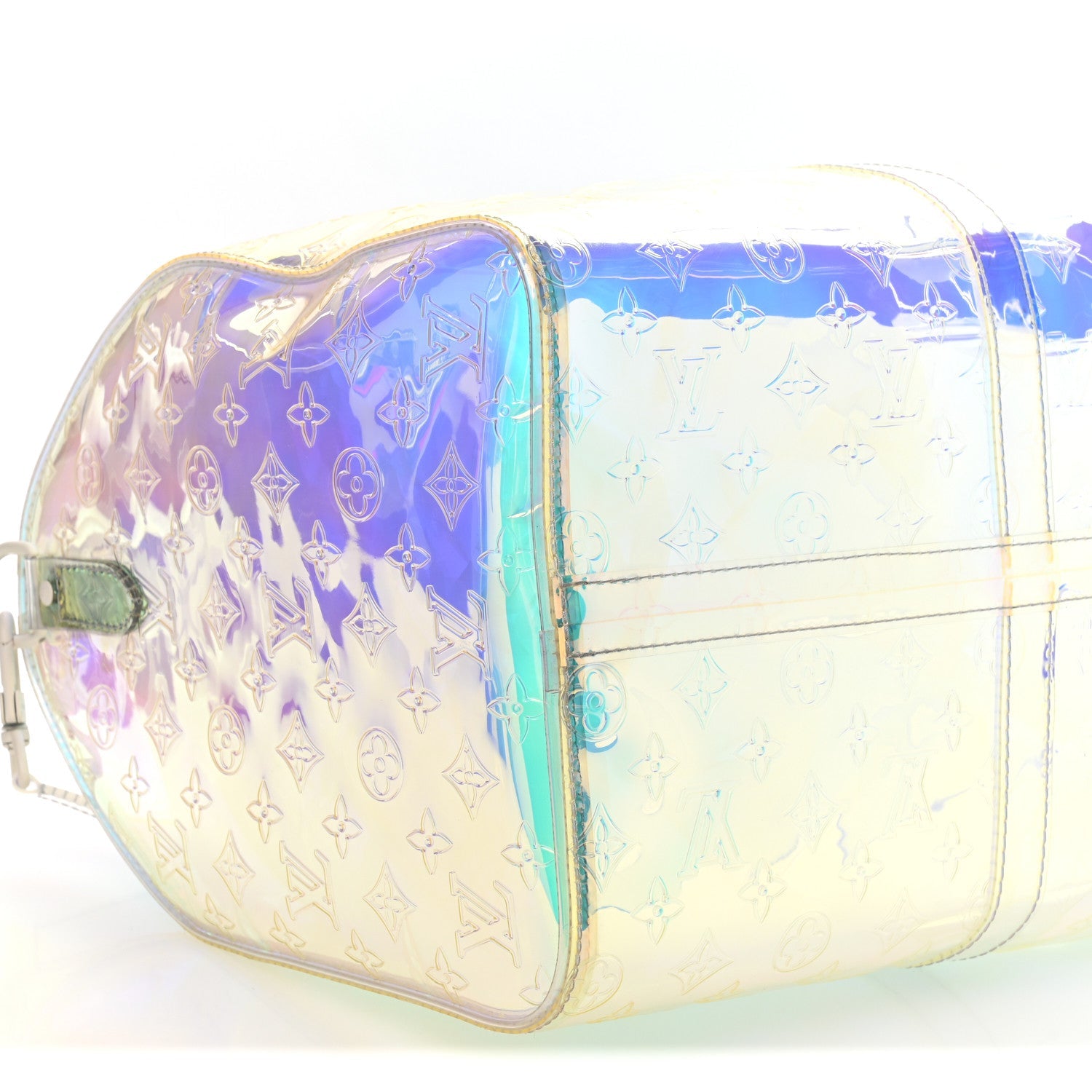 Louis Vuitton PVC Monogram Keepall Bandouliere 50 Iridescent Prism