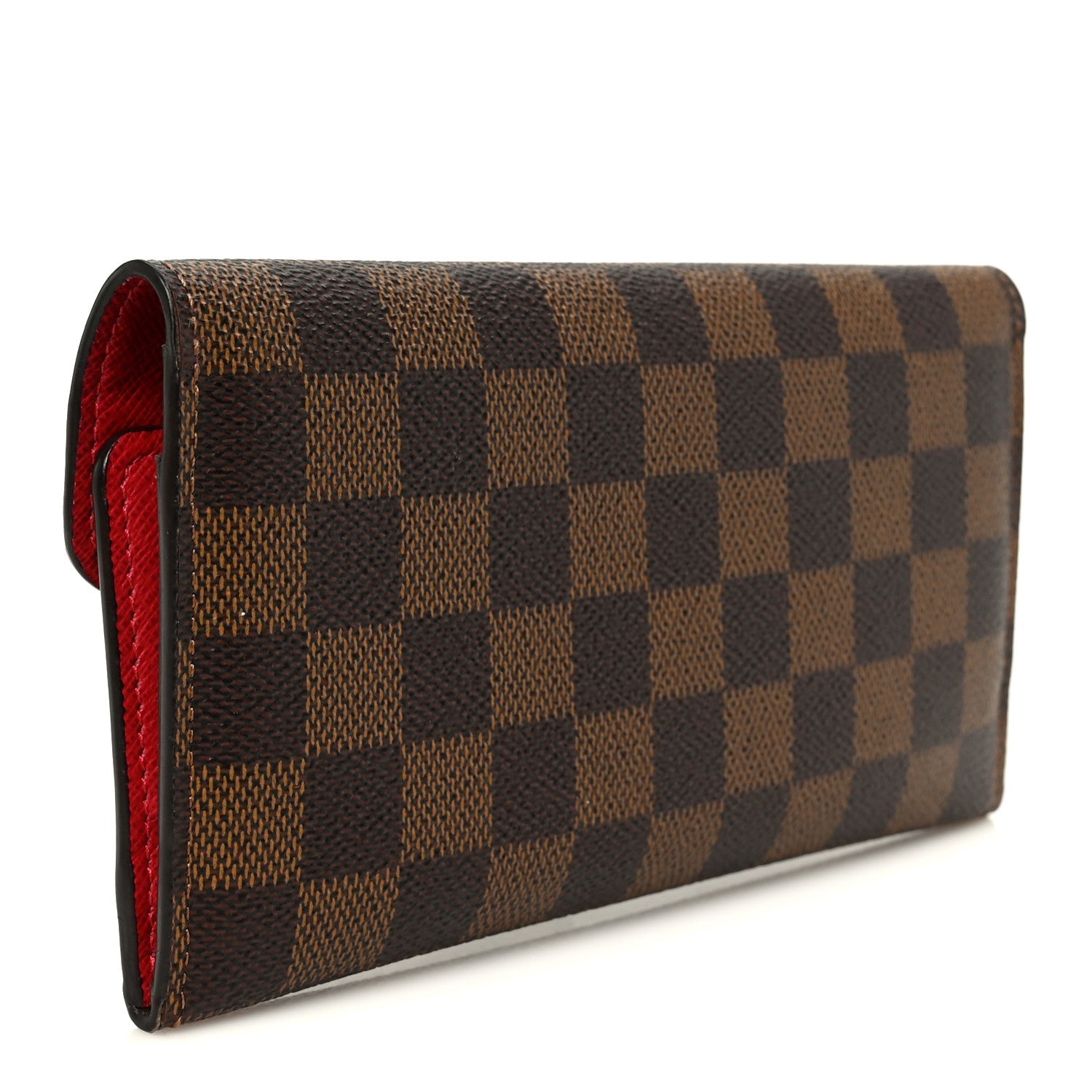 Louis Vuitton Damier Ebene Josephine Wallet Red