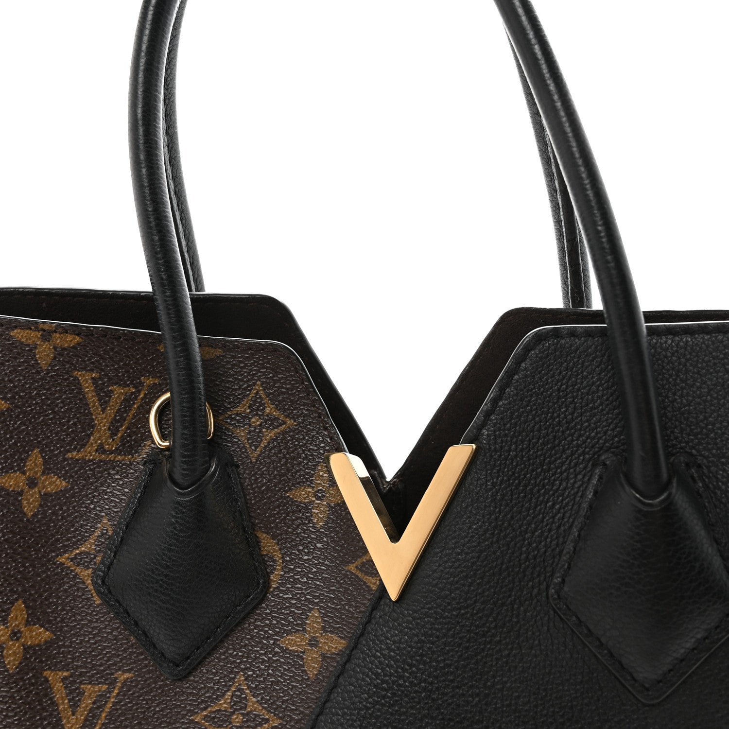 Louis Vuitton Calfskin Monogram Kimono Tote PM Black
