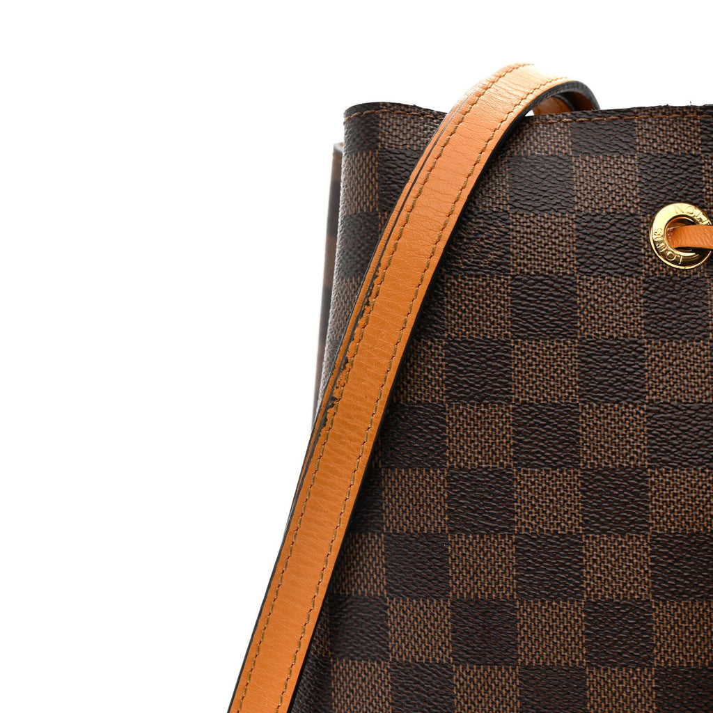 Louis Vuitton Damier Ebene Neonoe MM Safran