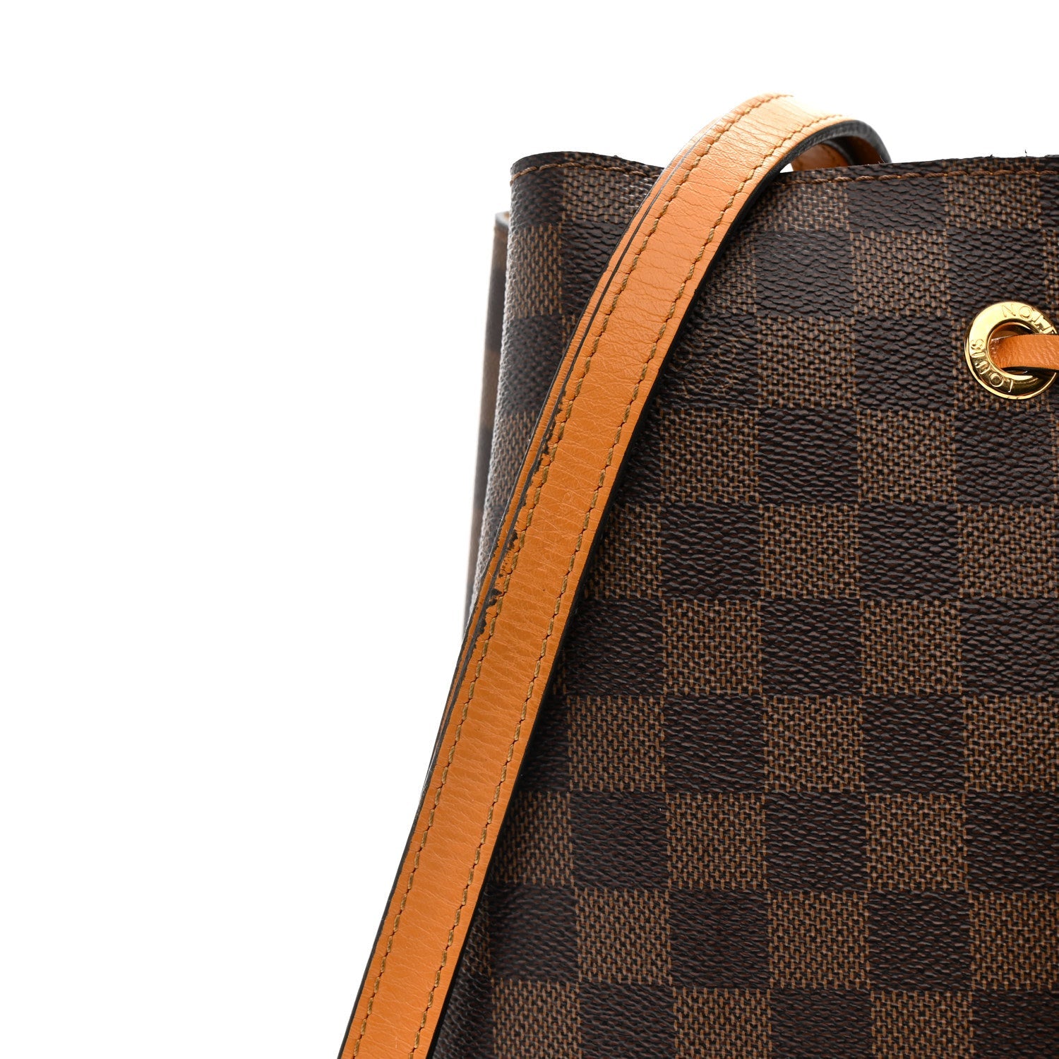 Louis Vuitton Damier Ebene Neonoe MM Safran