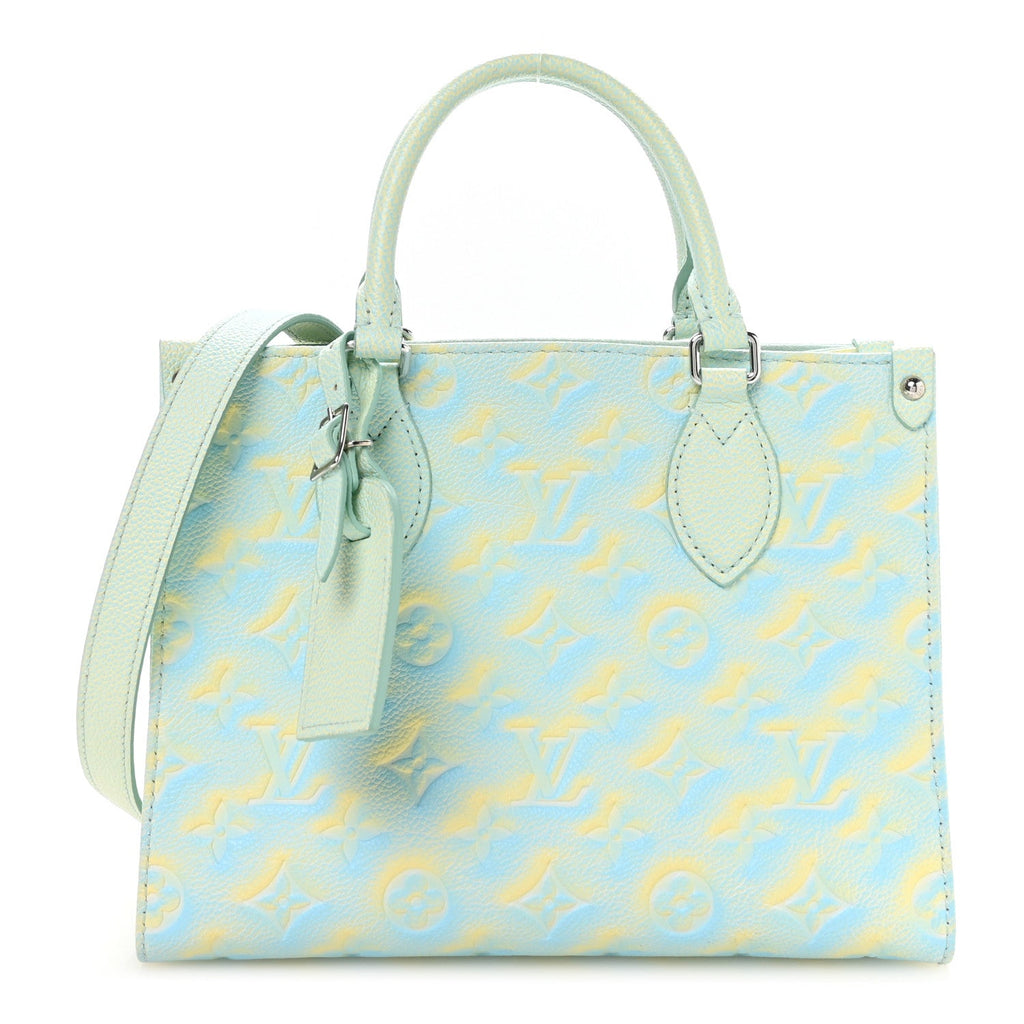 Louis Vuitton Empreinte Monogram Summer Stardust Onthego PM  Water Green