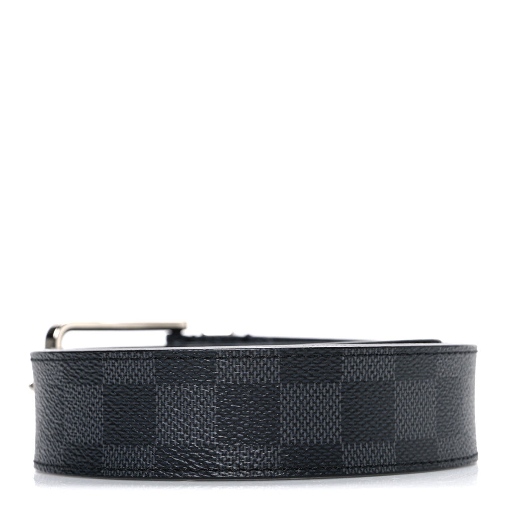 Louis Vuitton Damier Cobalt 35mm Pont Neuf Belt