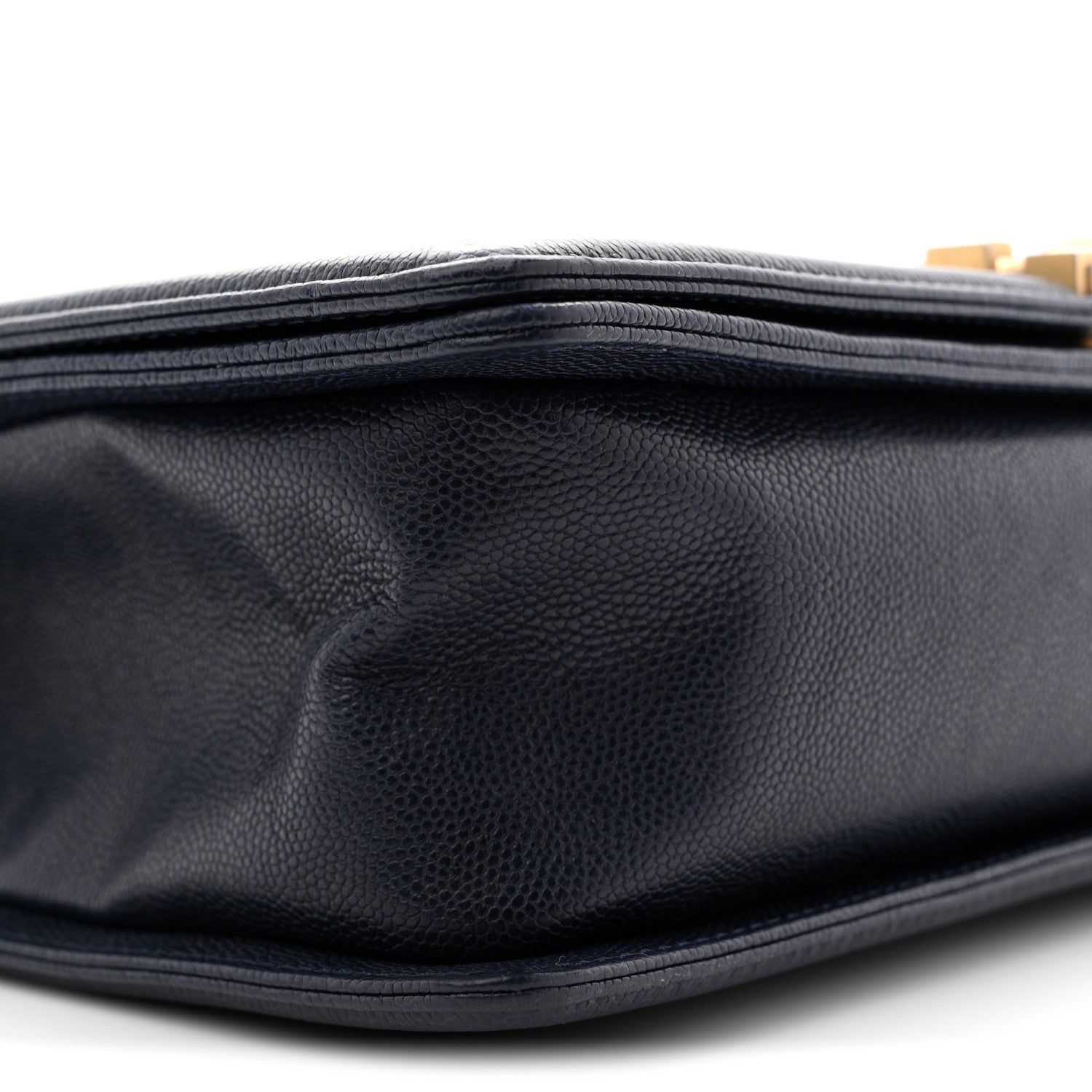 Chanel Caviar Quilted New Medium Boy Flap Blue