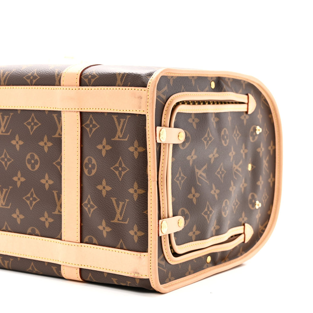 Louis Vuitton Monogram Sac Chien 40 Pet Carrier