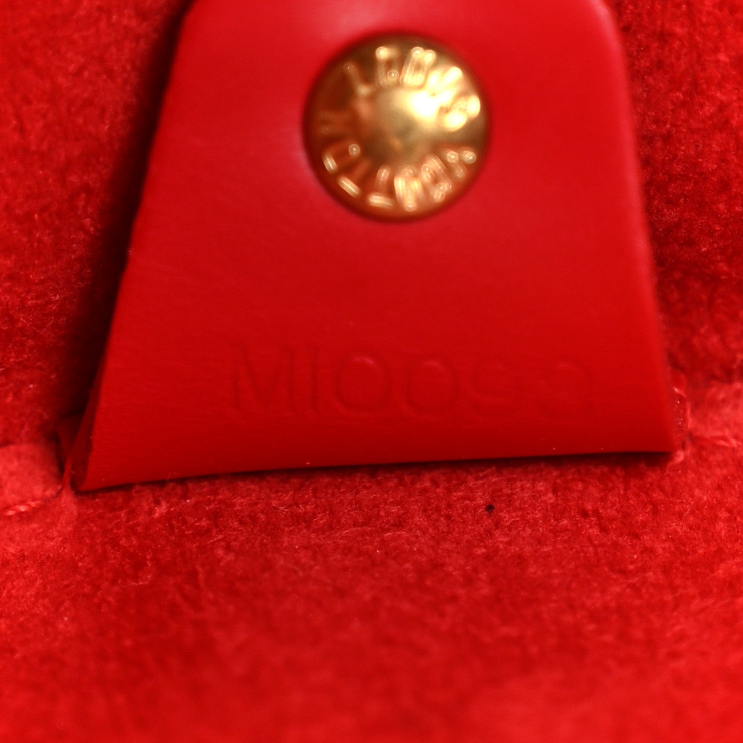 Louis Vuitton Epi Soufflot Castillan Red