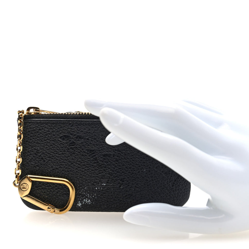 Louis Vuitton Empreinte Monogram Giant Key Pouch Black