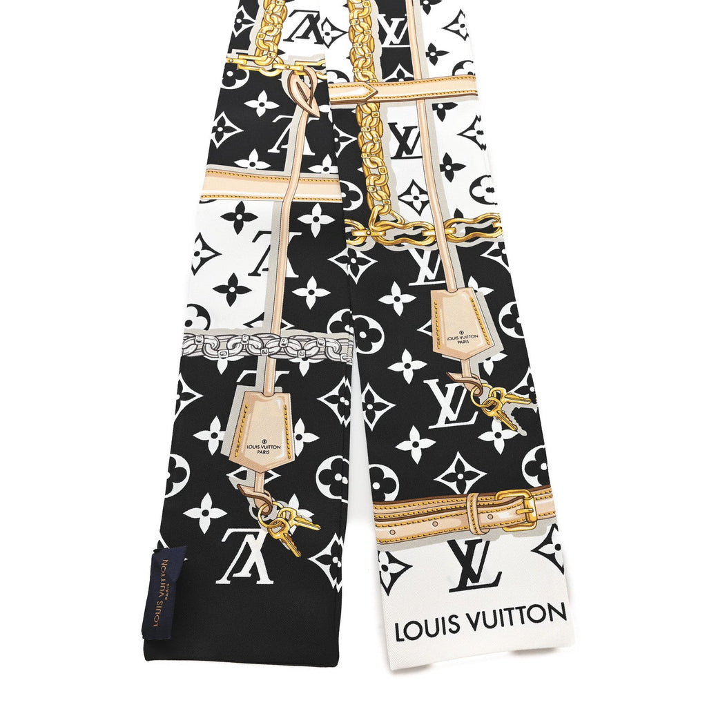 Louis Vuitton Silk Monogram Confidential Bandeau Black