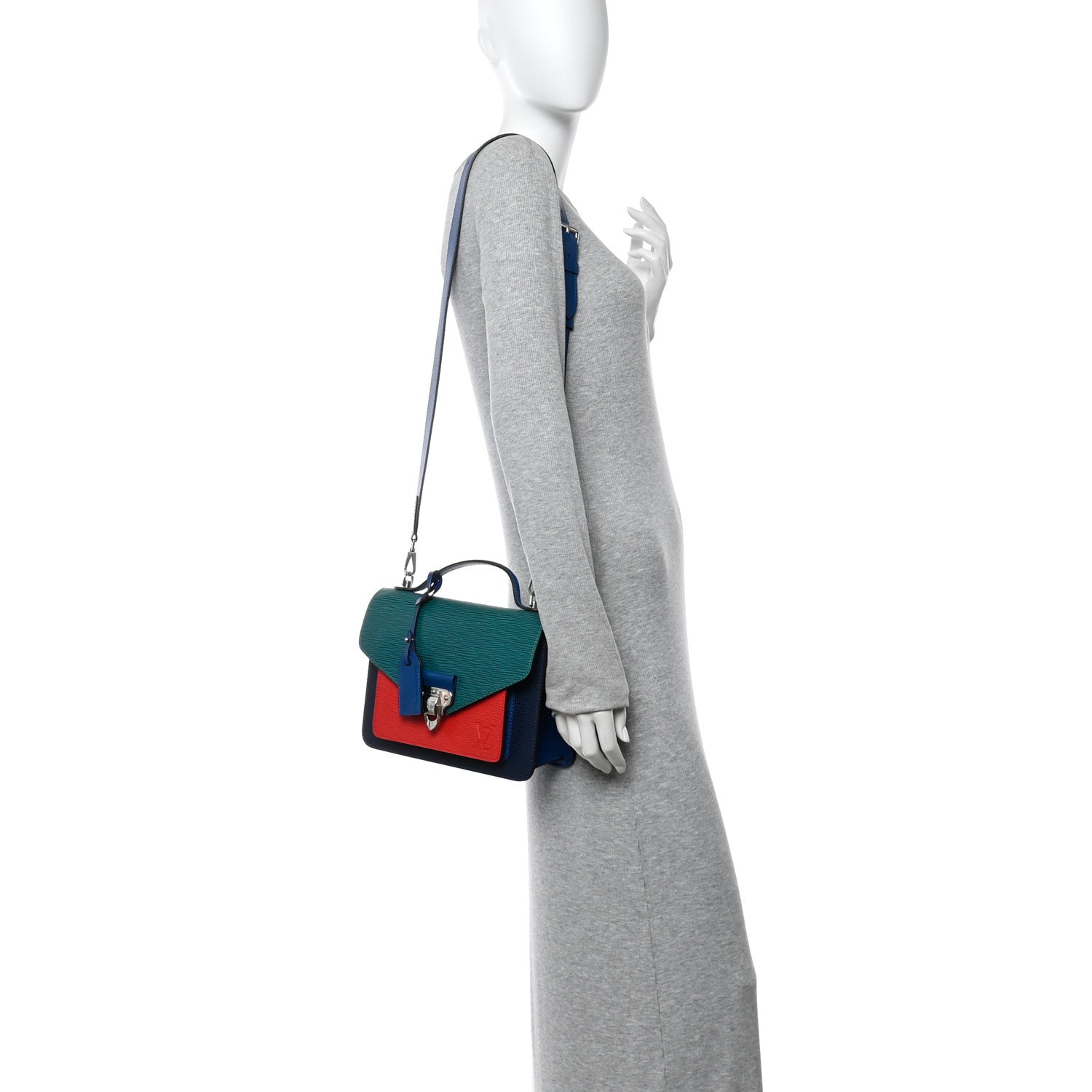 Louis Vuitton Epi Neo Monceau Emerald Green Indigo