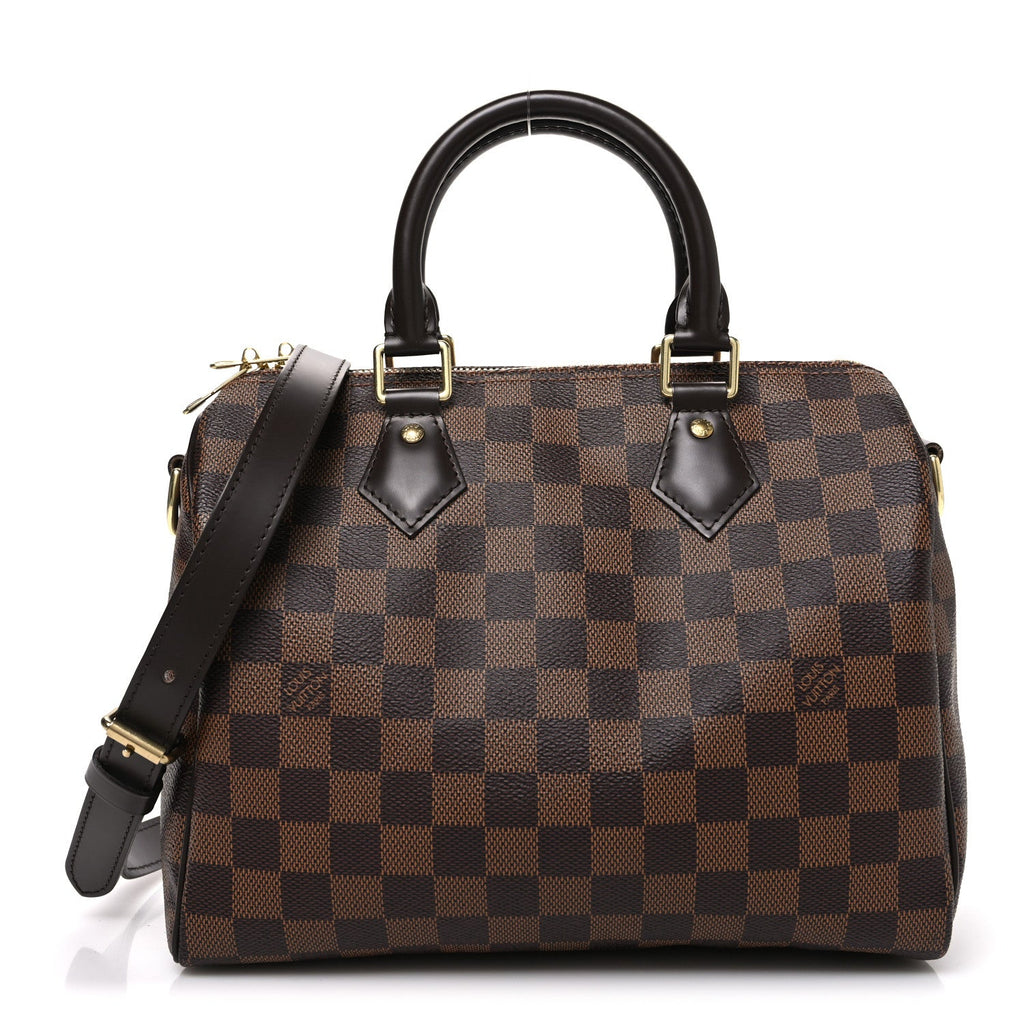 Louis Vuitton Damier Ebene Speedy Bandouliere 25