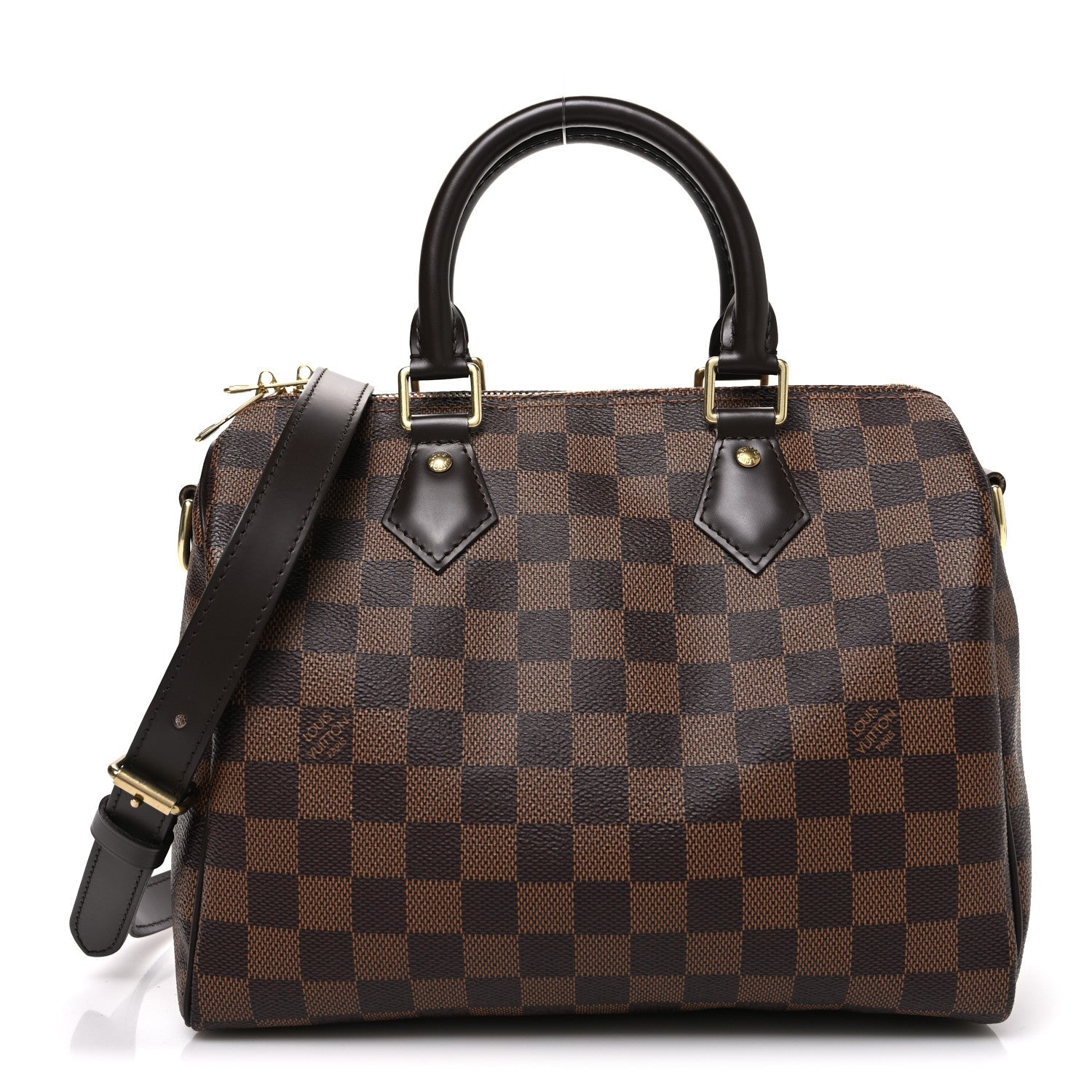 Louis Vuitton Damier Ebene Speedy Bandouliere 25