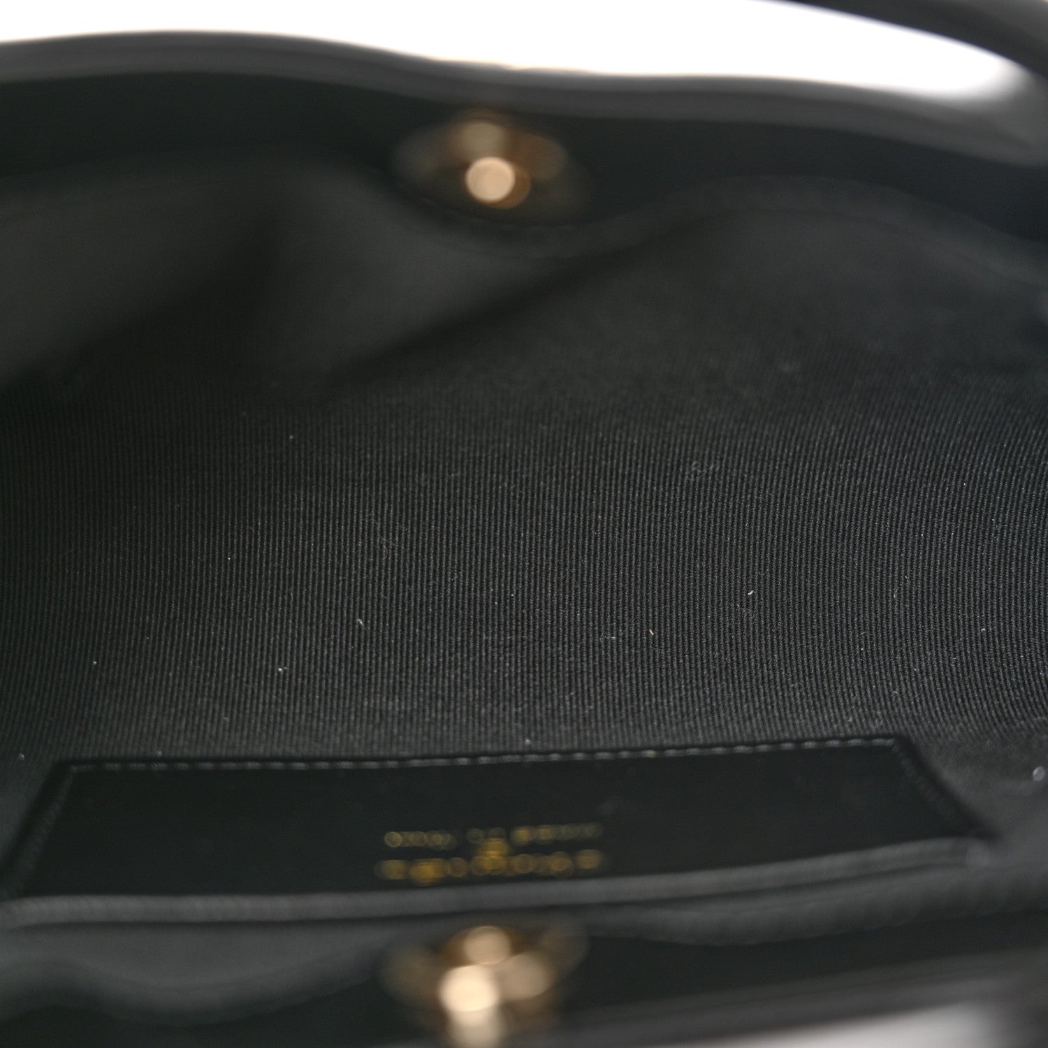 Chanel Shiny Crumpled Calfskin Quilted Nano 31 Shopping Bag Black