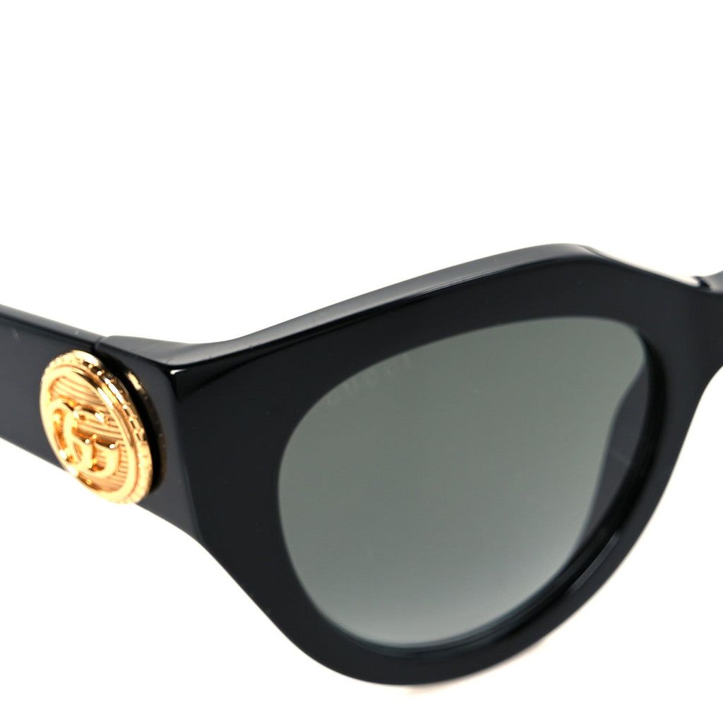Gucci Acetate Cat Eye GG1408S Sunglasses Black