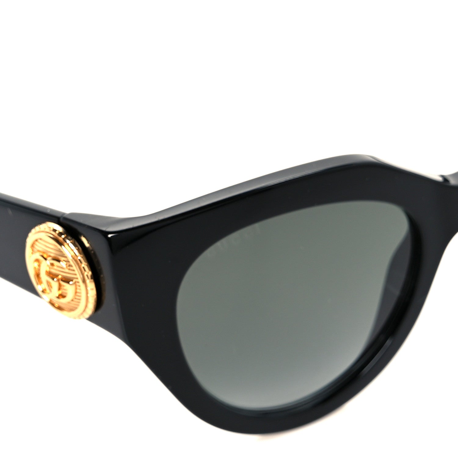 Gucci Acetate Cat Eye GG1408S Sunglasses Black