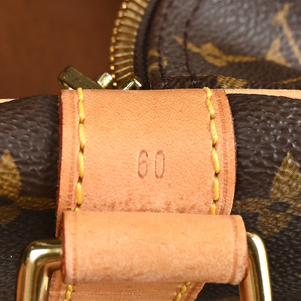 Louis Vuitton Monogram Keepall Bandouliere 60