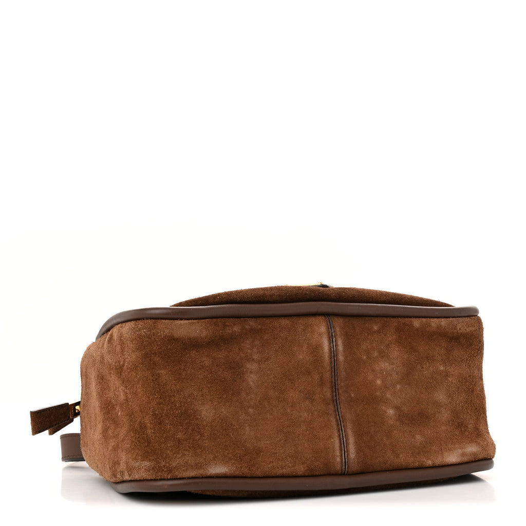 Prada Scamosciato Darling Shoulder Bag Cacao