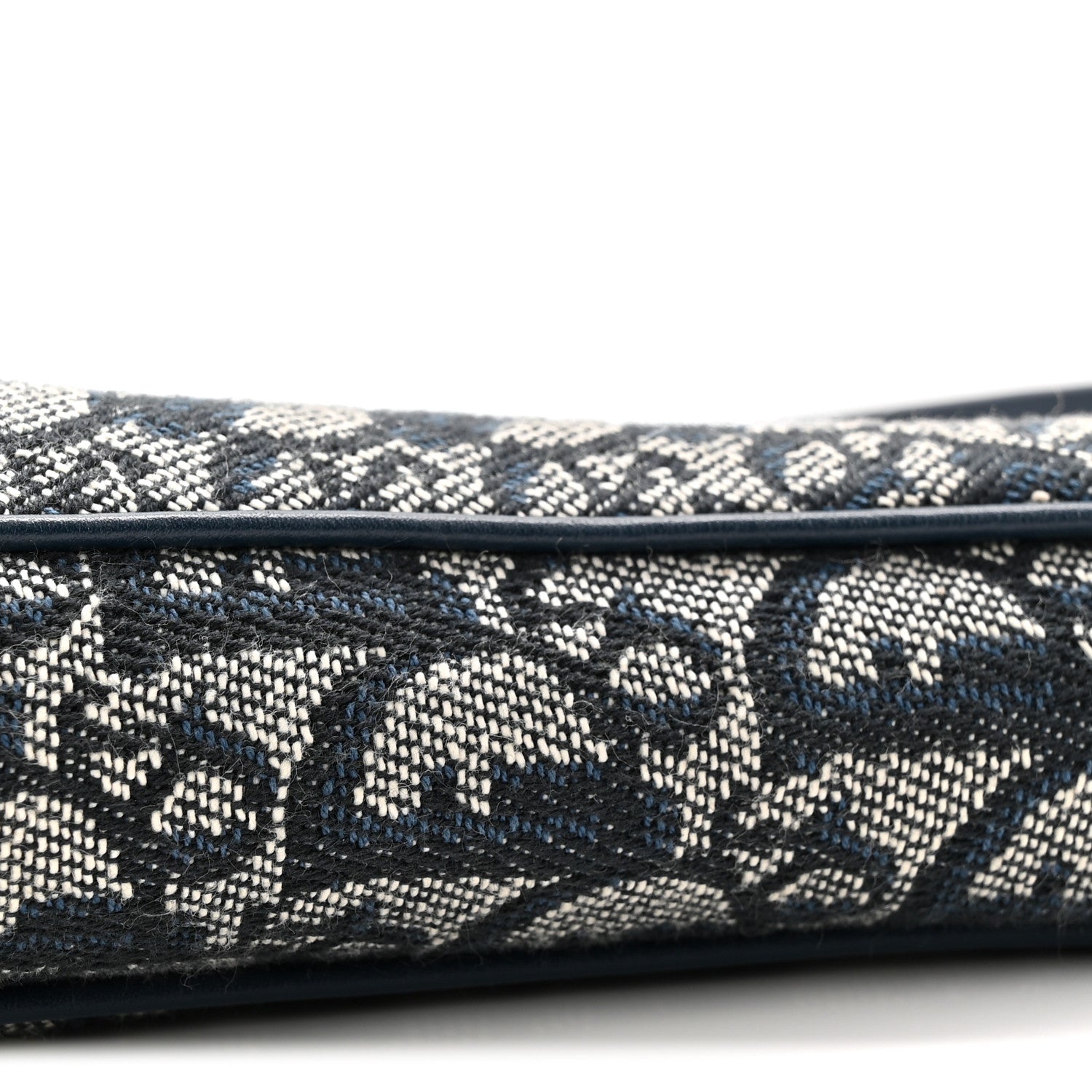 Christian Dior Monogram Mini Saddle Pochette Navy