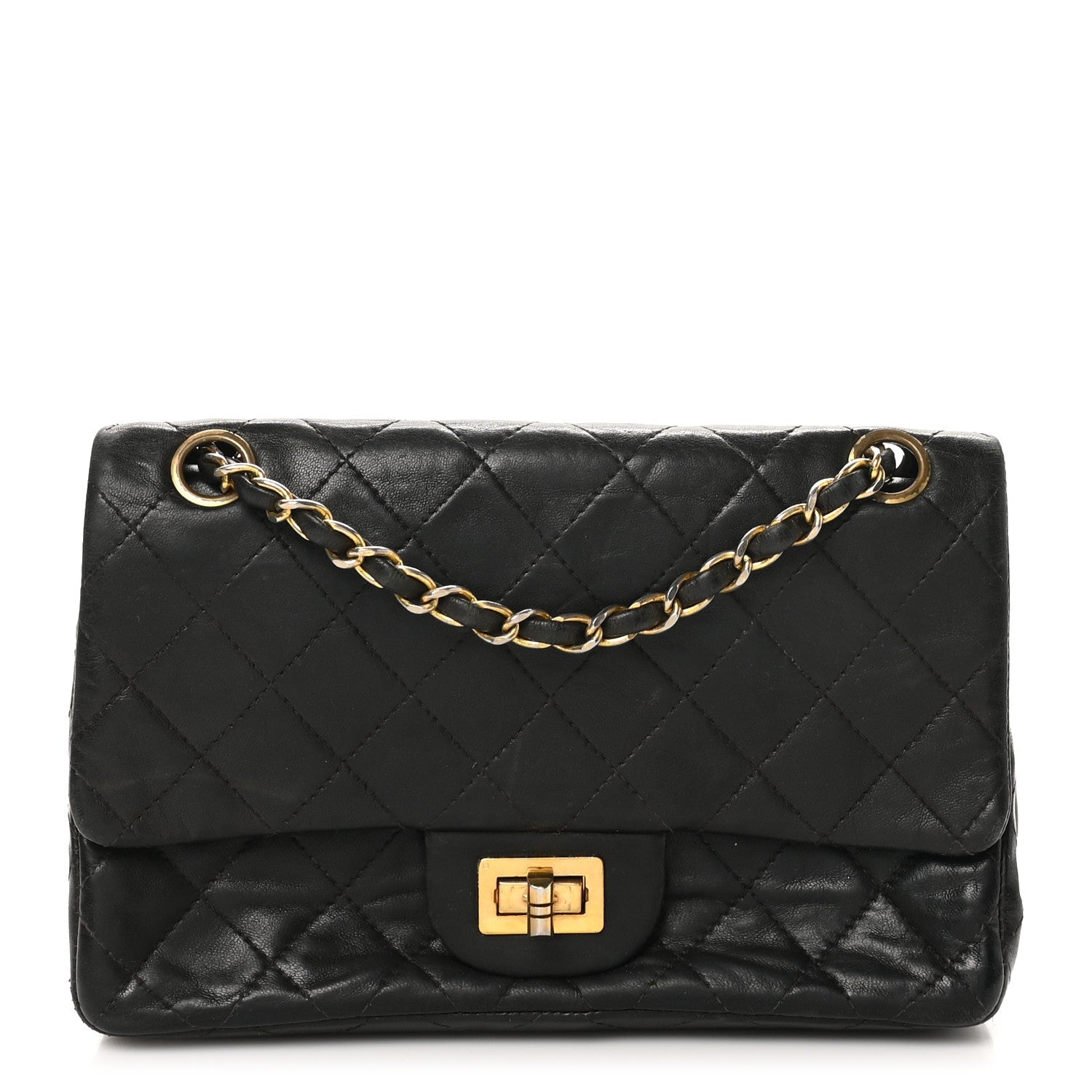 Chanel Lambskin Quilted 2.55 Reissue 224 Flap Brown