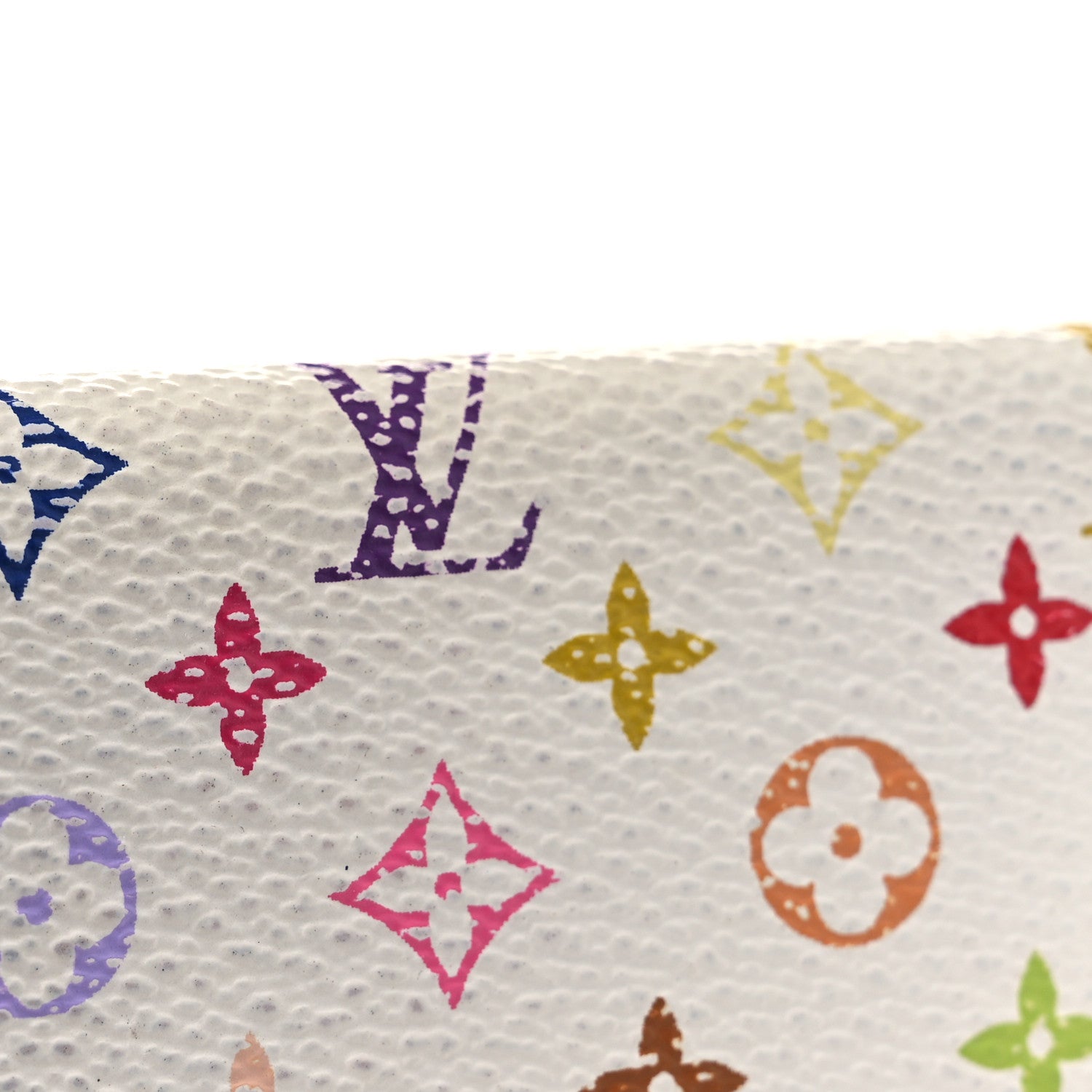 Louis Vuitton Monogram Multicolor Multicles 4 Key Holder White