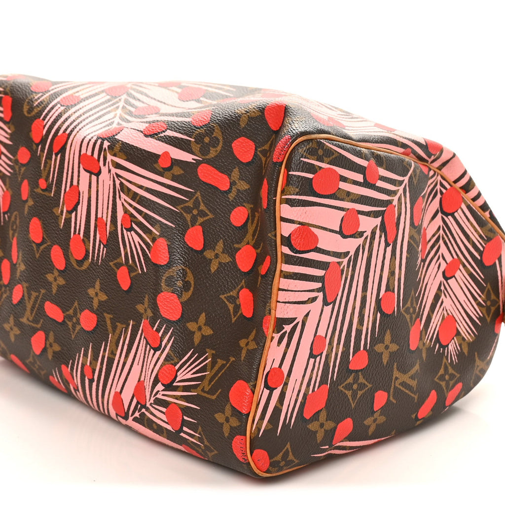 Louis Vuitton Monogram Jungle Dots Speedy 30 Sugar Pink Poppy