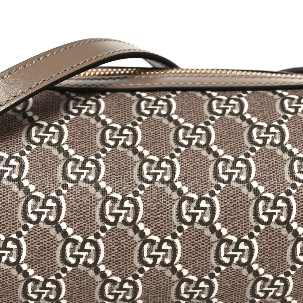 Gucci GG Shadow Monogram Mini Shoulder Bag Taupe