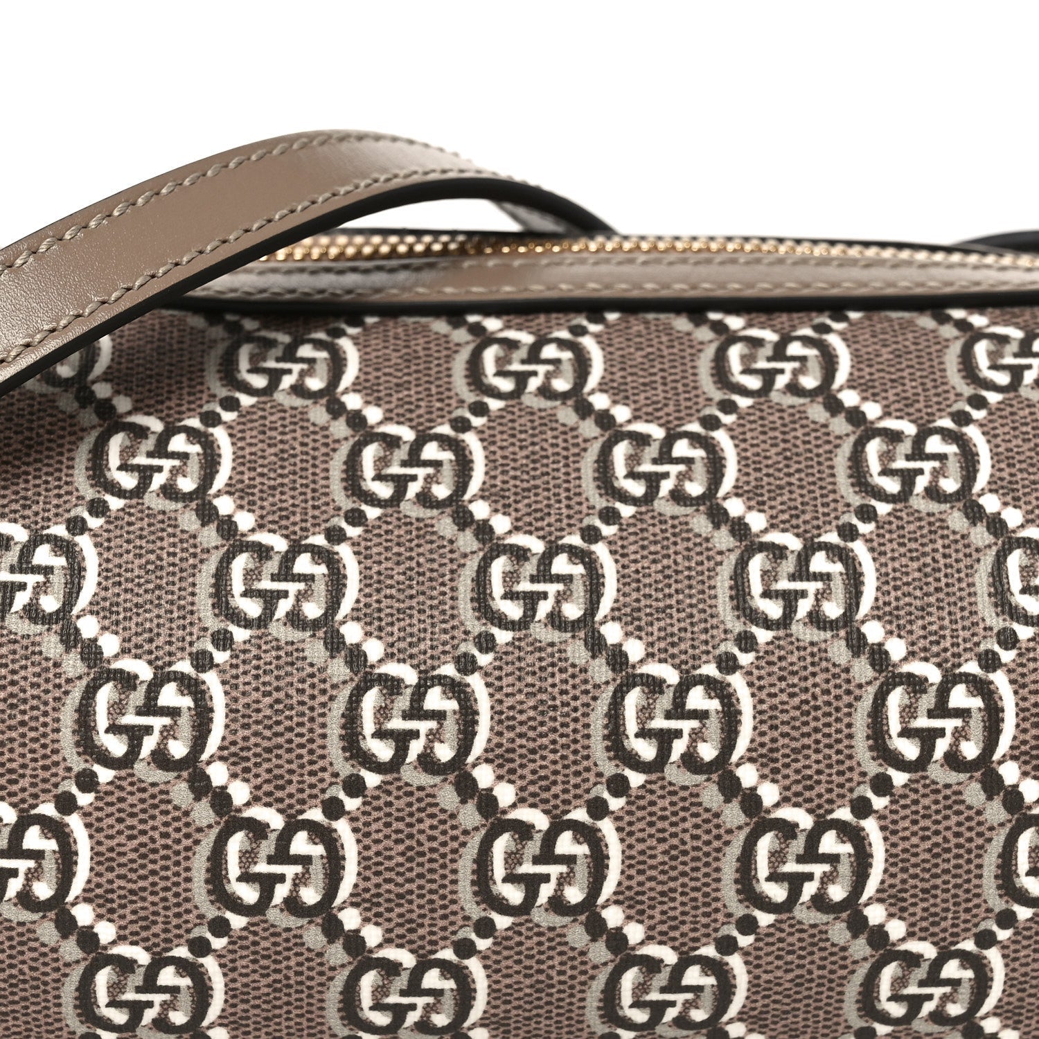 Gucci GG Shadow Monogram Mini Shoulder Bag Taupe