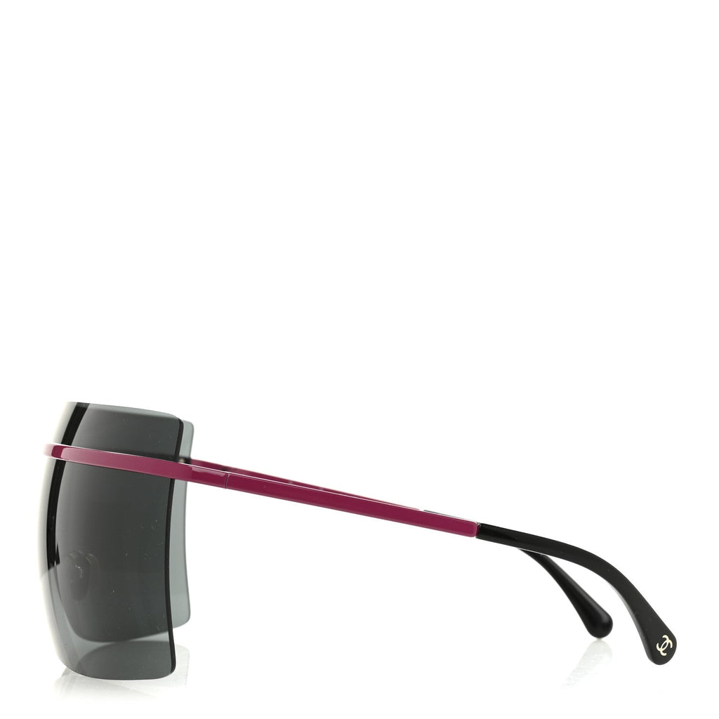 Metal Shield Sunglasses L3741 Pink