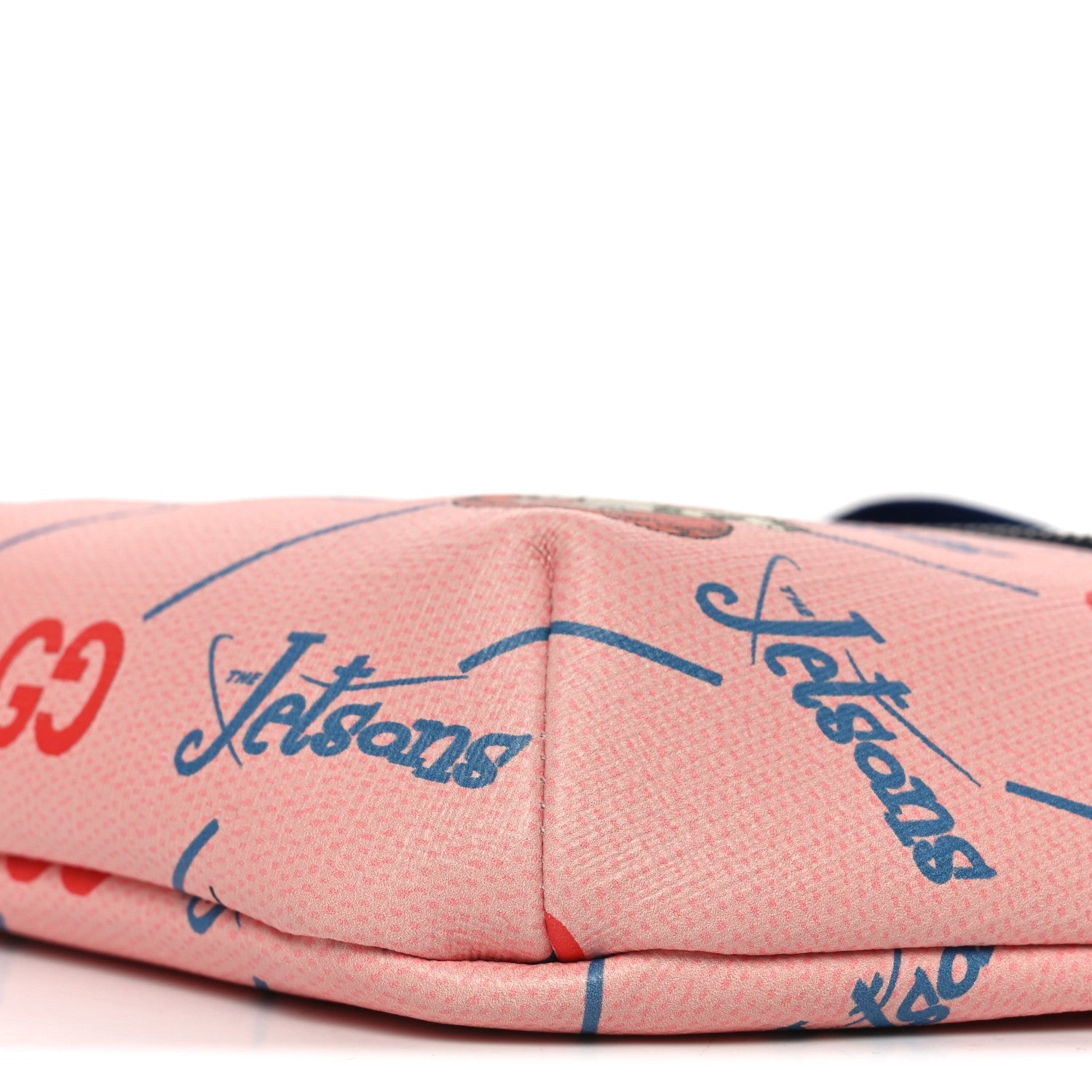 Gucci Coated Canvas Interlocking G Jetsons Childrens Belt Bag Pink