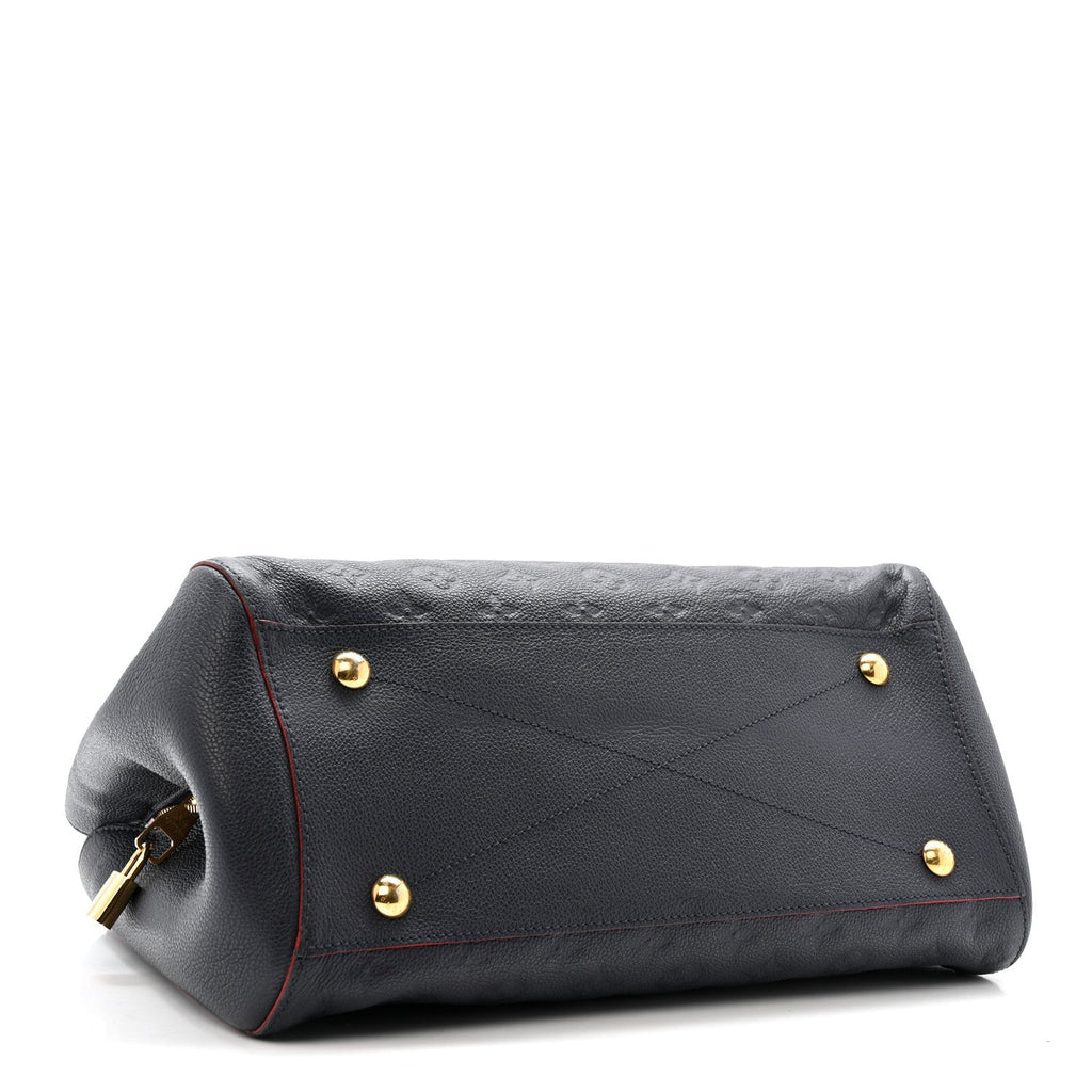 Louis Vuitton Empreinte Montaigne MM Marine Rouge