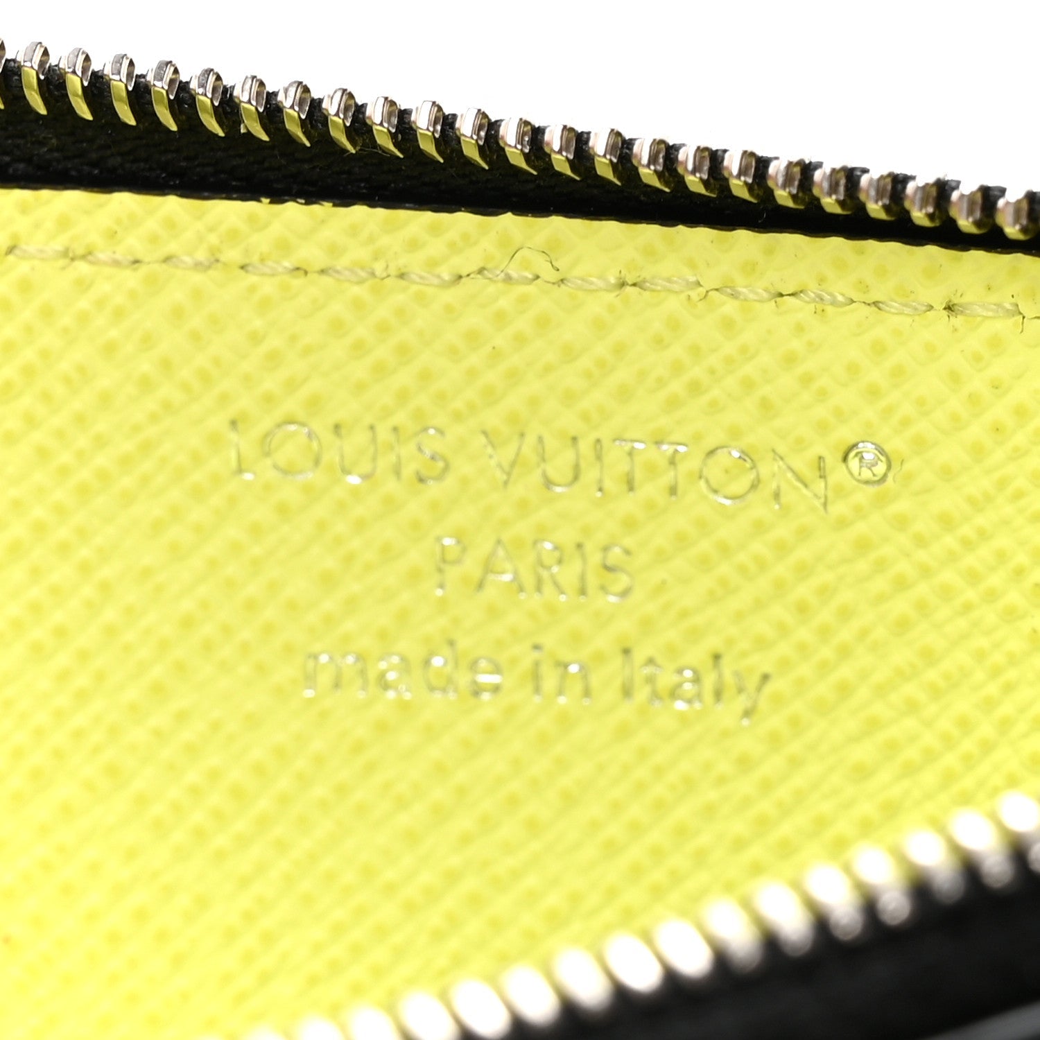 Louis Vuitton Taigarama Coin Card Holder Yellow