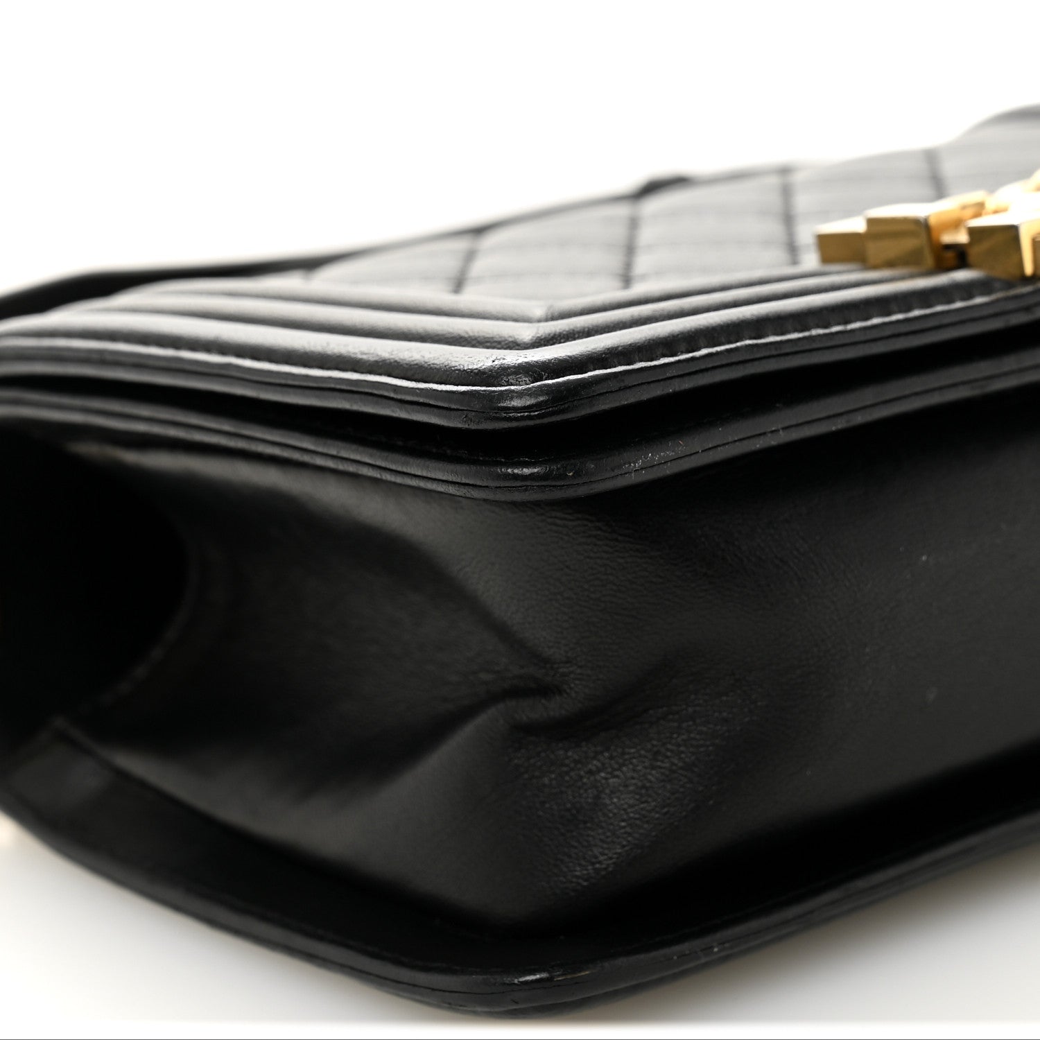 Chanel Lambskin Quilted Small Boy Flap Black