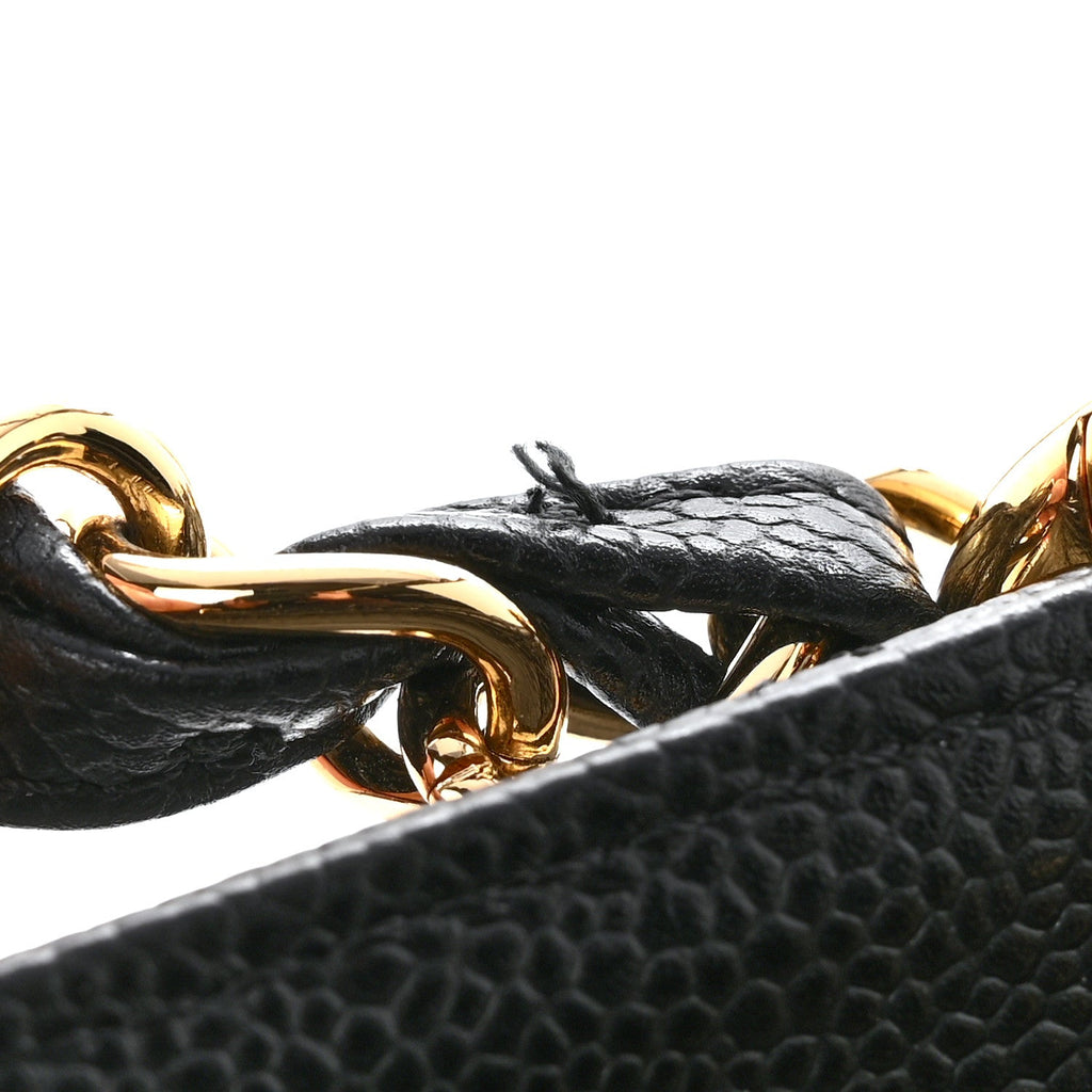 Chanel Caviar Quilted Grand Shopping Tote GST Black