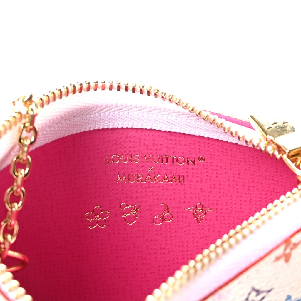 Louis Vuitton LV X TM Monogram Multicolor Key Pouch White
