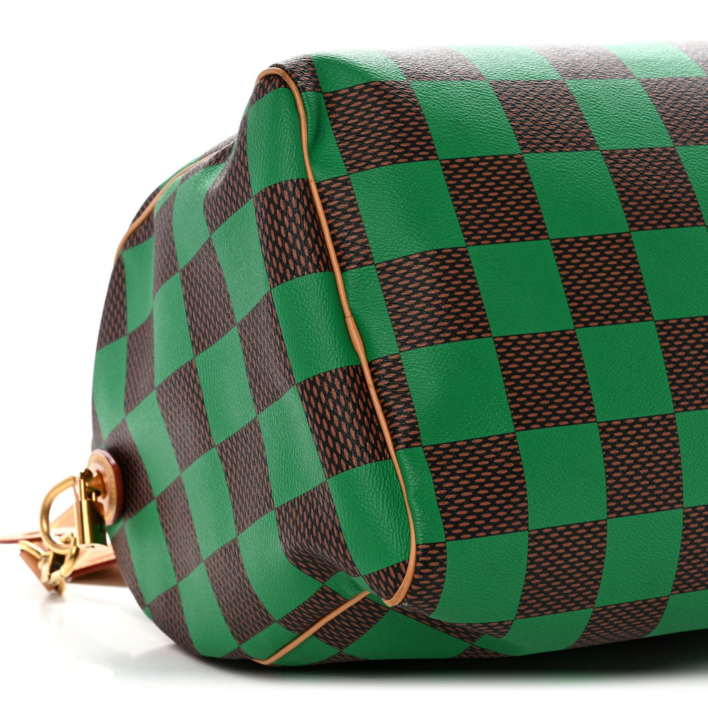 Louis Vuitton Damier Pop Speedy Bandouliere 40 Green