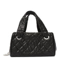 Chanel Caviar Quilted CC Timeless Bowler Dark Brown