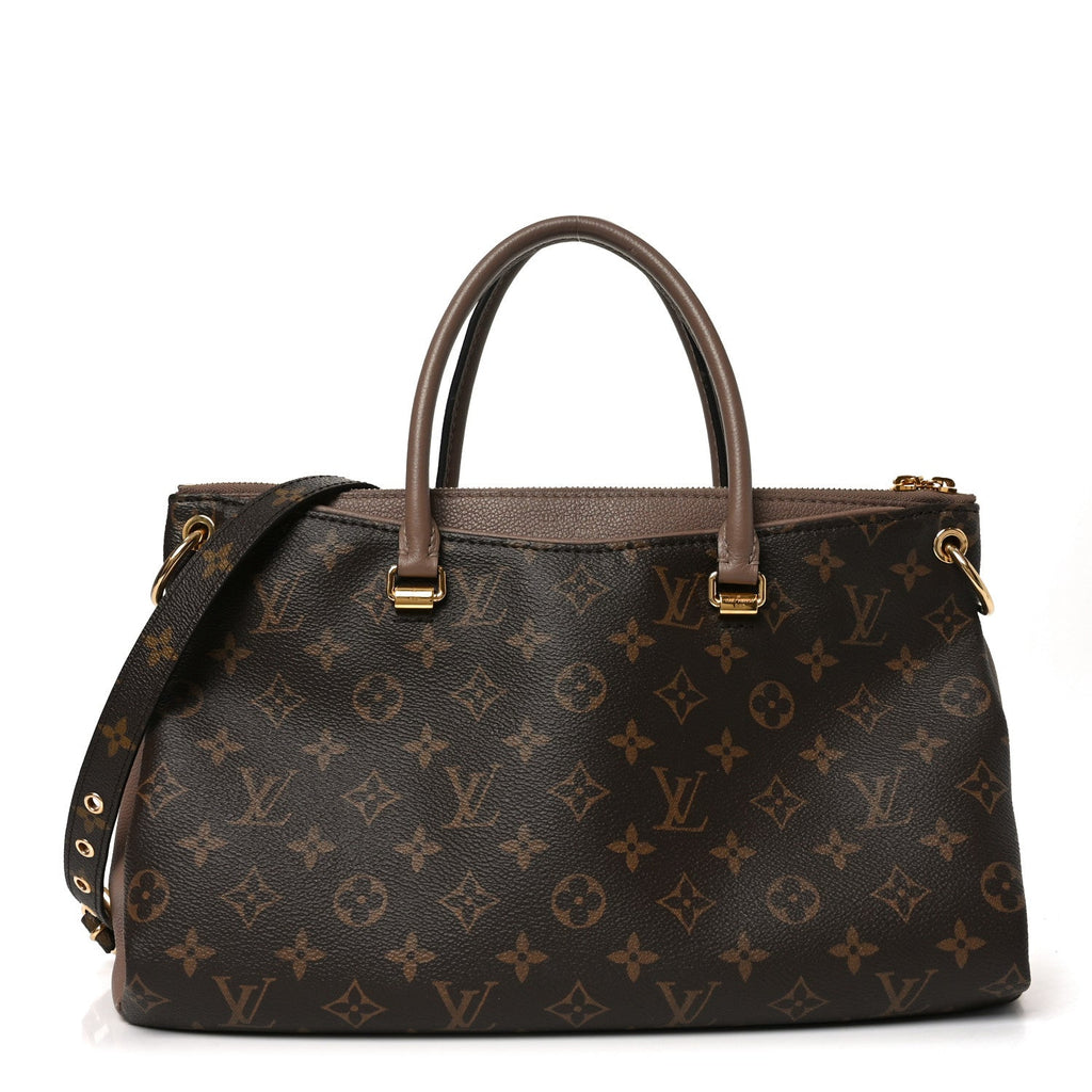 Louis Vuitton Monogram Pallas Full Taupe Glace