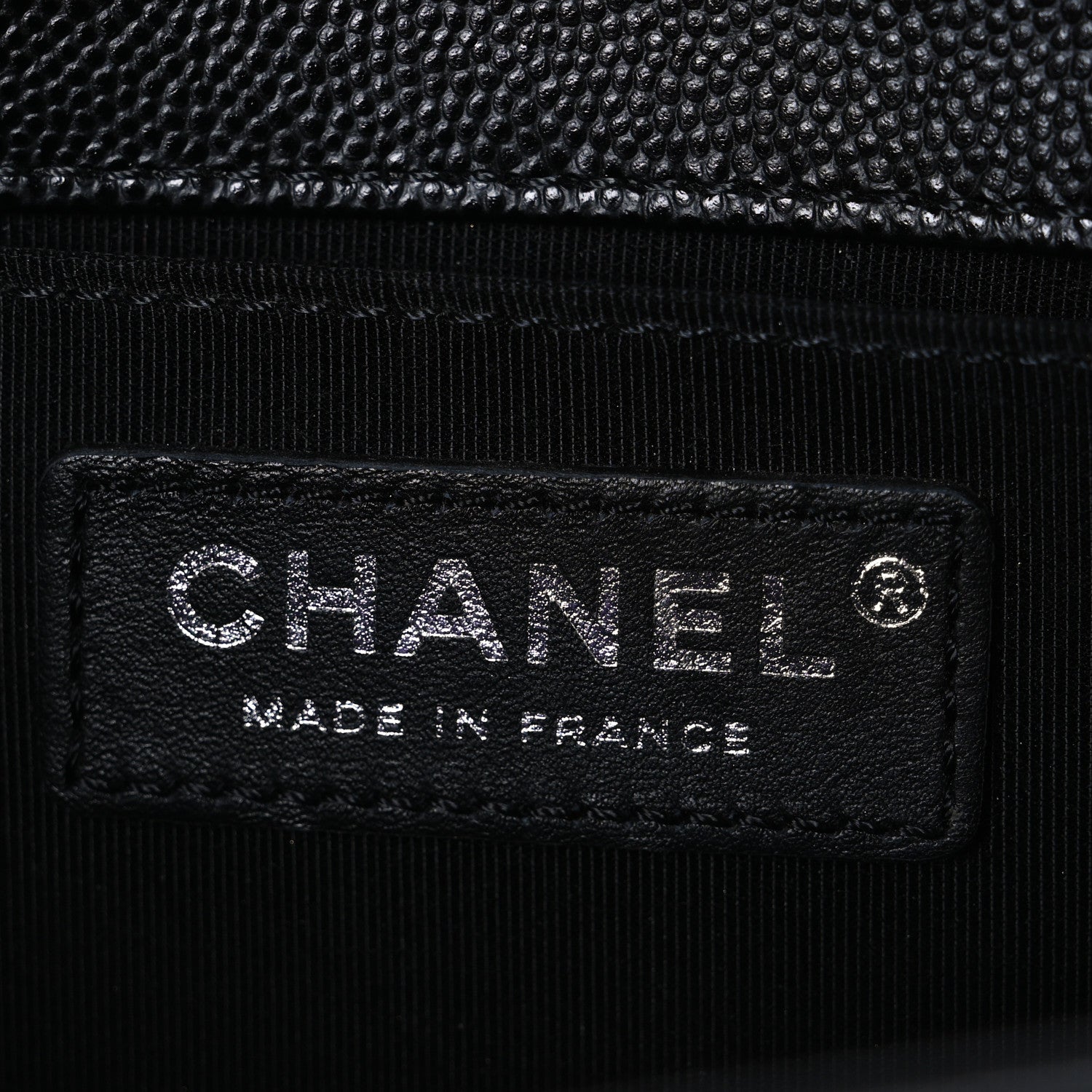 Chanel Caviar Quilted Medium Boy Flap Black