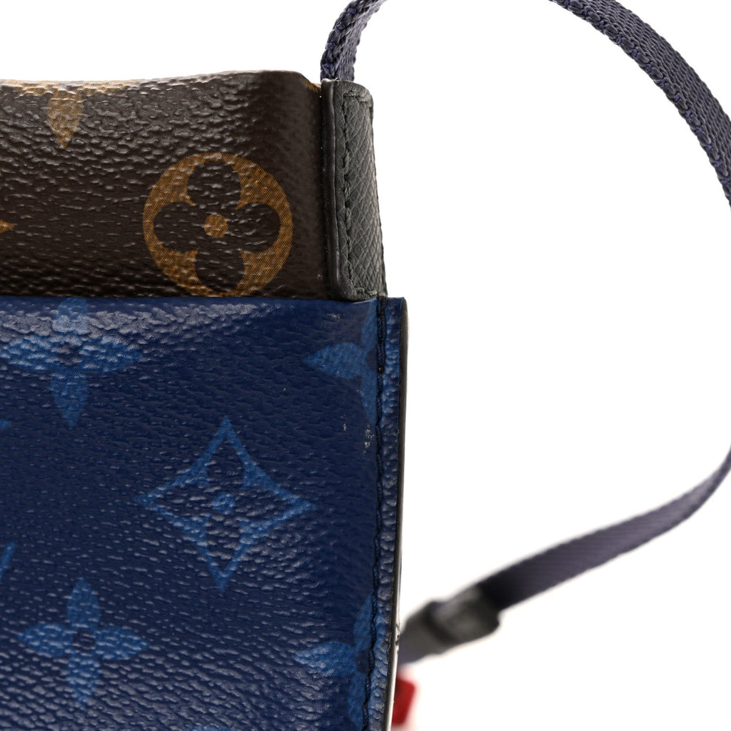 Louis Vuitton Monogram Small Outdoor Pouch Pacific Blue