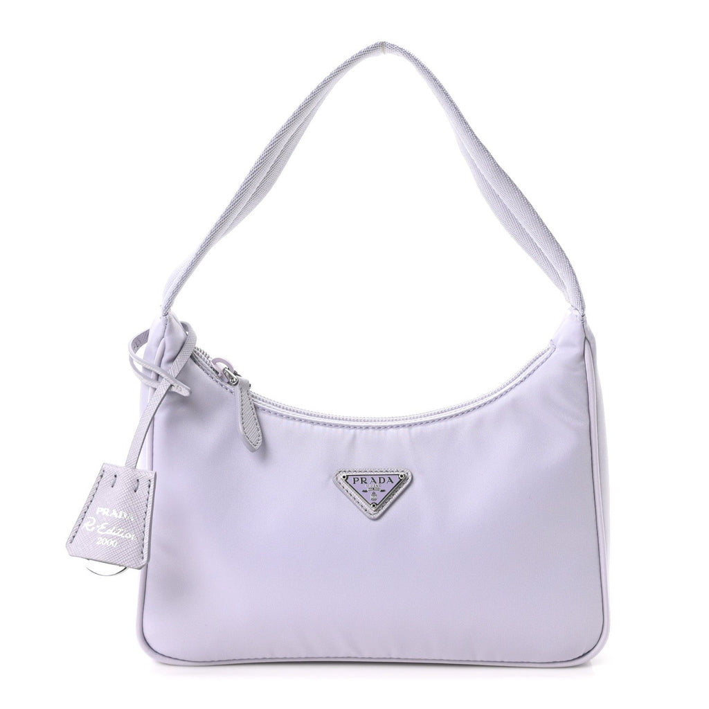 Prada Re-Nylon Saffiano Mini Re-Edition 2000 Bag Glicine