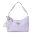 Prada Re-Nylon Saffiano Mini Re-Edition 2000 Bag Glicine