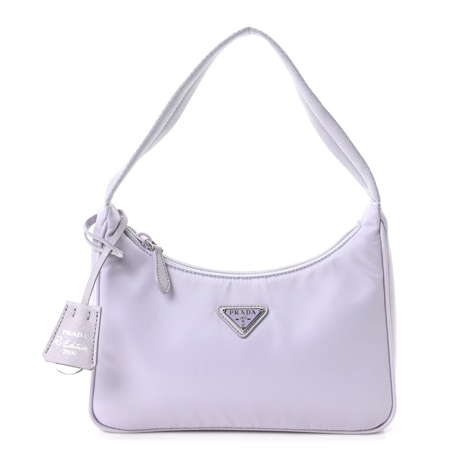 Prada Re-Nylon Saffiano Mini Re-Edition 2000 Bag Glicine